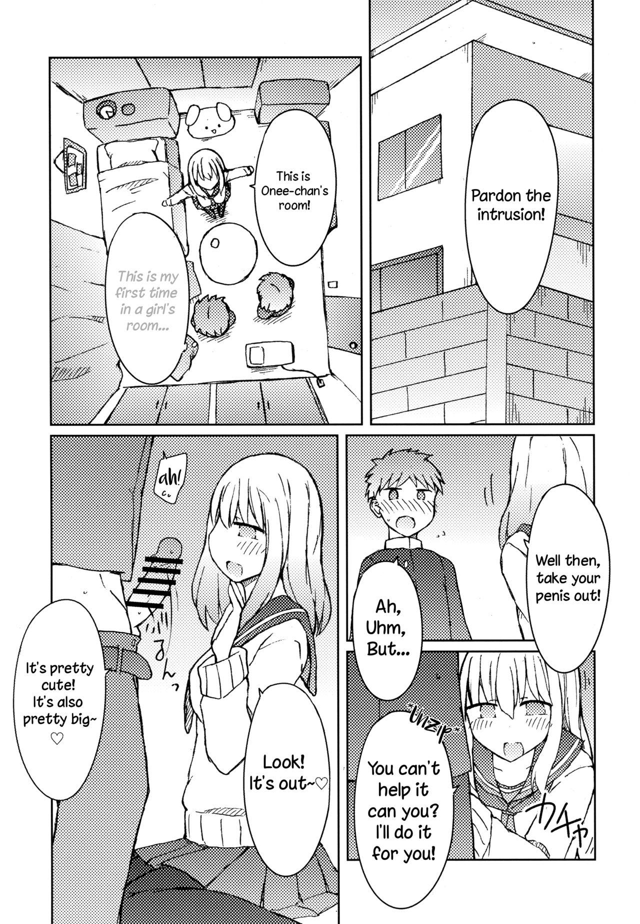 Hot Girls Getting Fucked Erohon o Yondetara Kinjo no Onee-san ni Fellatio Sareta Hanashi - Original Class Room - Page 6