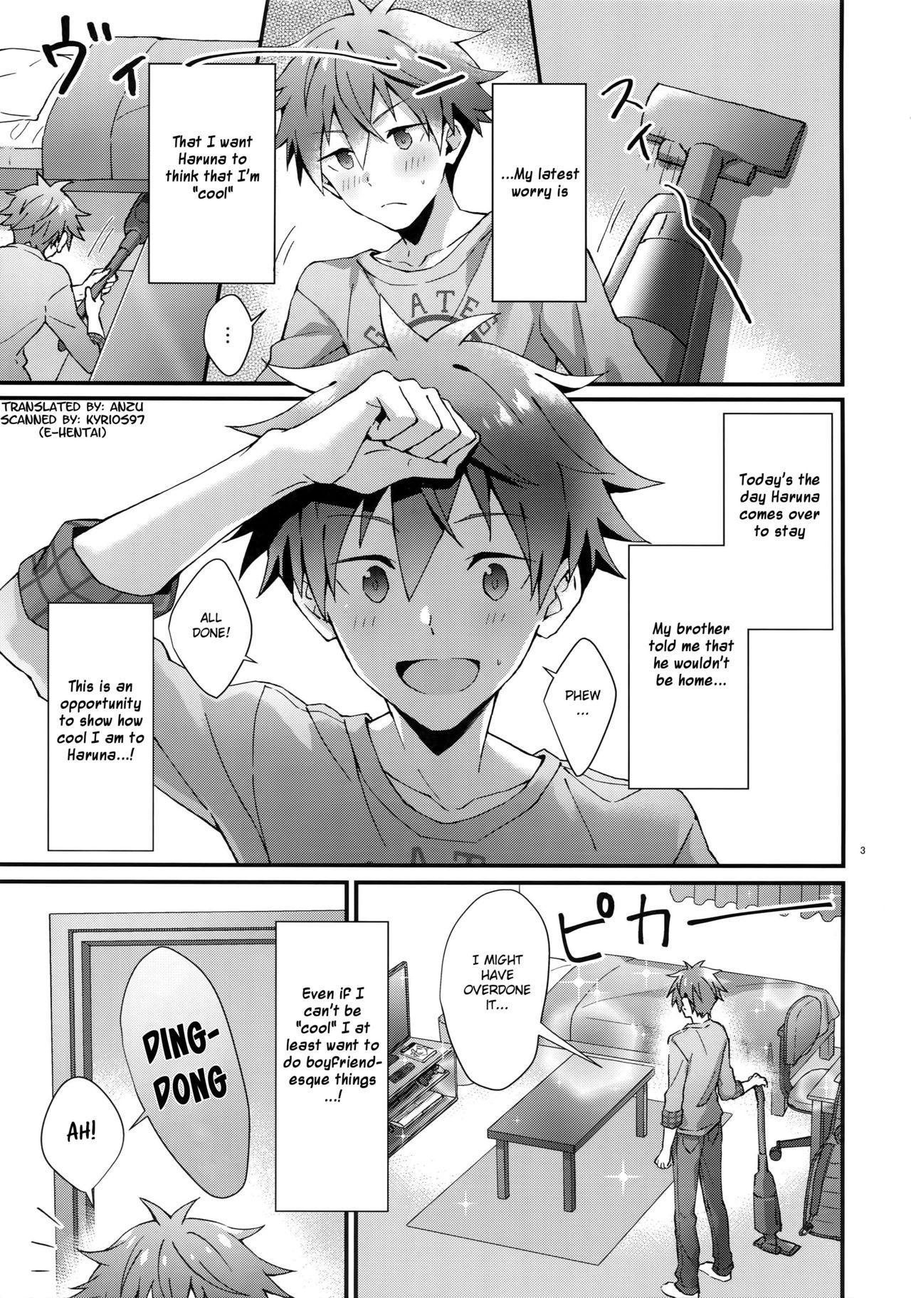 Black Dick Zenkai! Toshishita Kareshi-Ryoku | Full Power! A Younger Boyfriend's Capability - The idolmaster Gay Longhair - Page 2