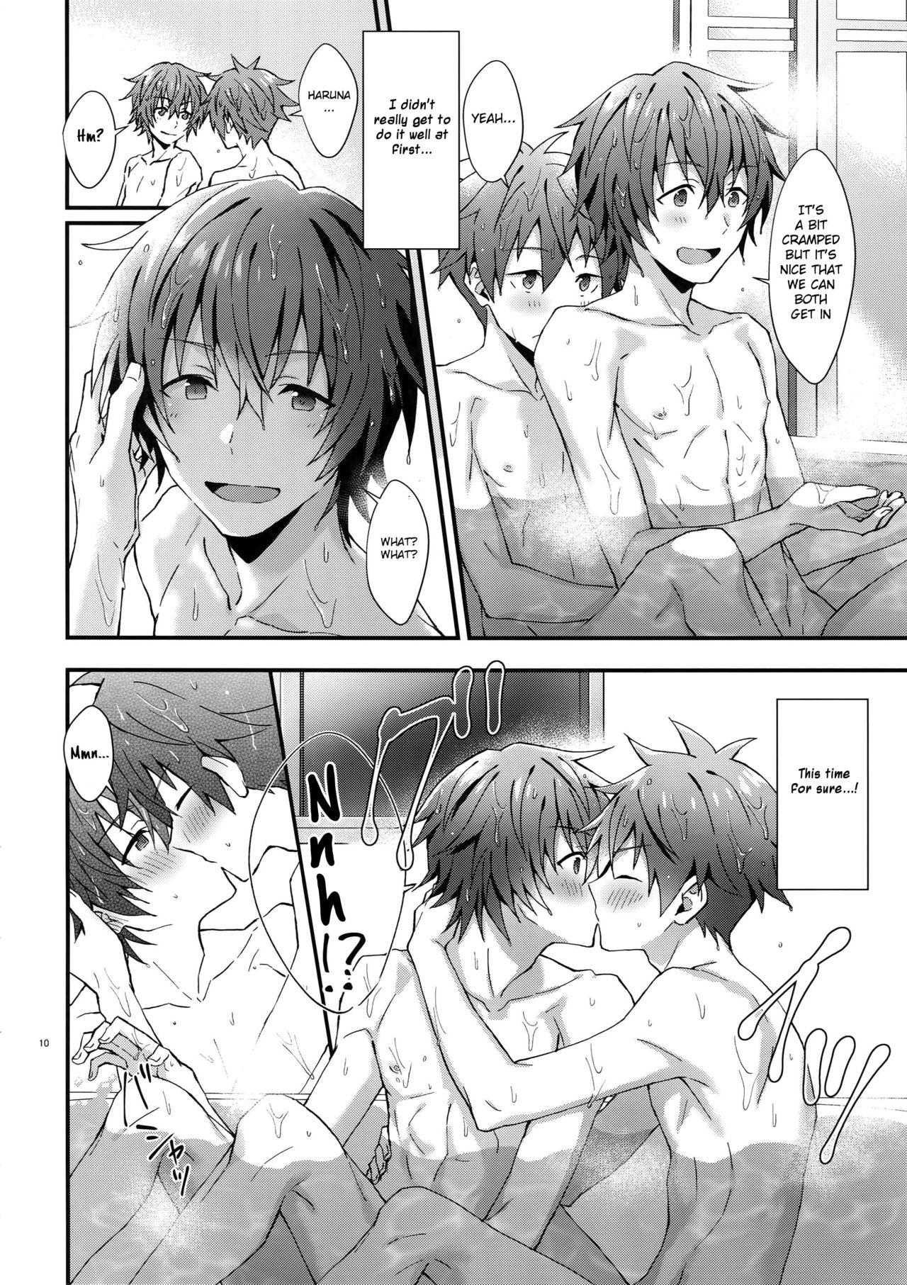 Black Dick Zenkai! Toshishita Kareshi-Ryoku | Full Power! A Younger Boyfriend's Capability - The idolmaster Gay Longhair - Page 9