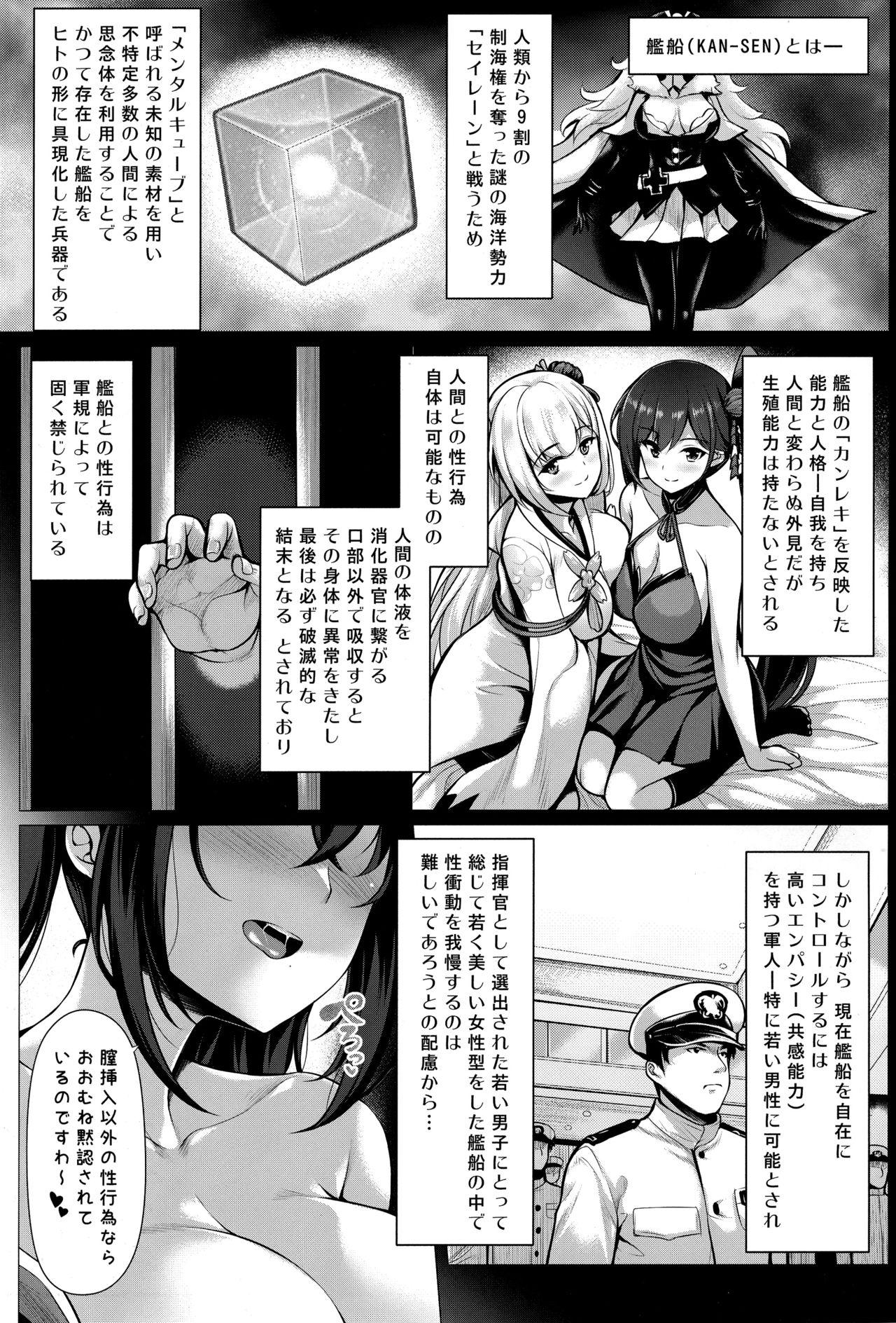 Amatuer Sex Boku wa Kyou mo Kono Soukyuu de Hateru - Azur lane Affair - Page 2