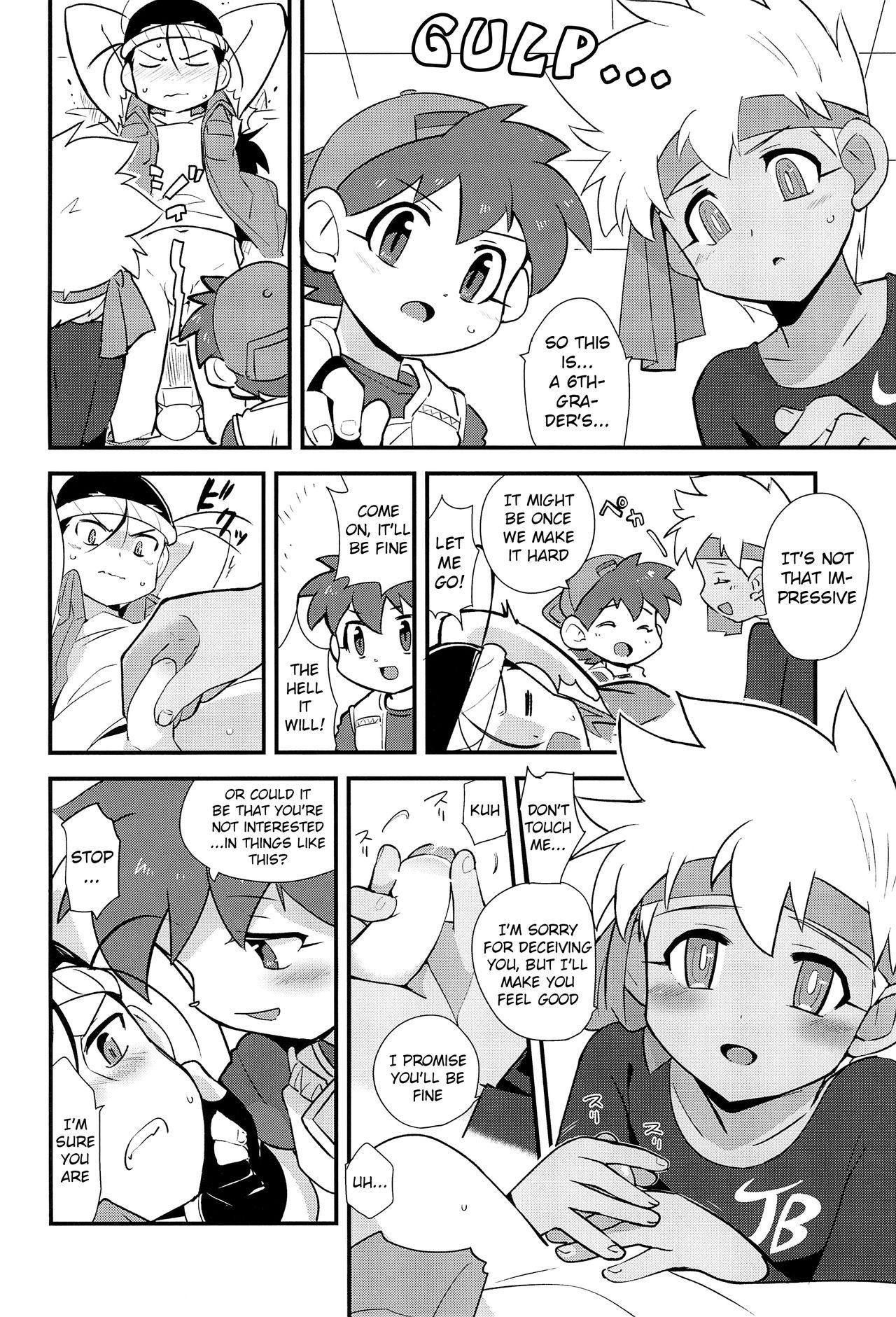 Fetish Try Shichau? | Wanna Try It? - Bakusou kyoudai lets and go Gay Bukkake - Page 5