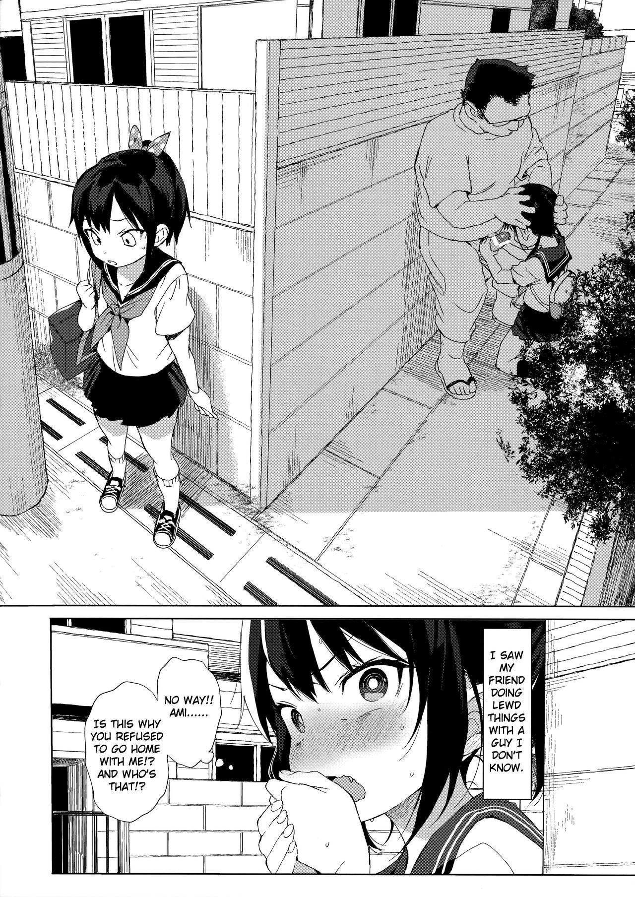 Tgirl JC Chikan de Seikyouiku + Kaijou Gentei Omakebon | Molesting a grade schooler for sex education - Original Cop - Page 3