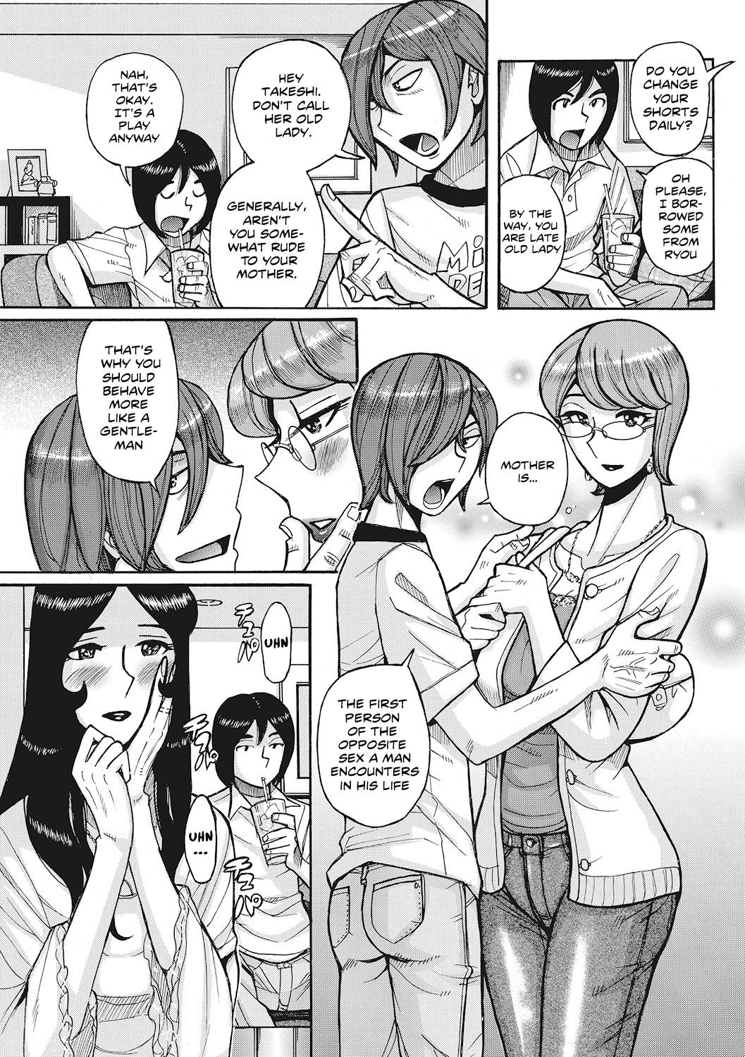 Public Sex Boniku Koukankai Zenpen | Mother exchange party Suck - Page 4
