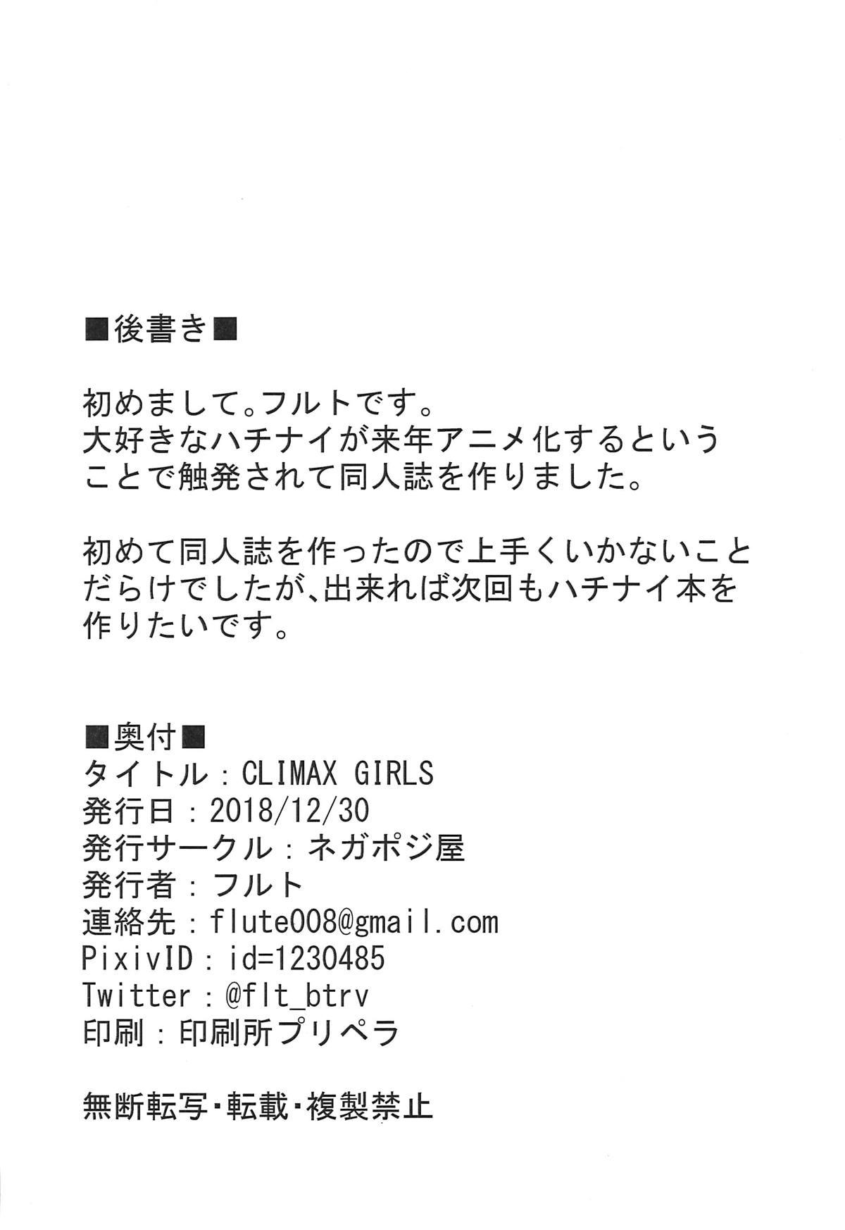 Sex Tape CLIMAX GIRLS - Hachigatsu no cinderella nine Party - Page 21