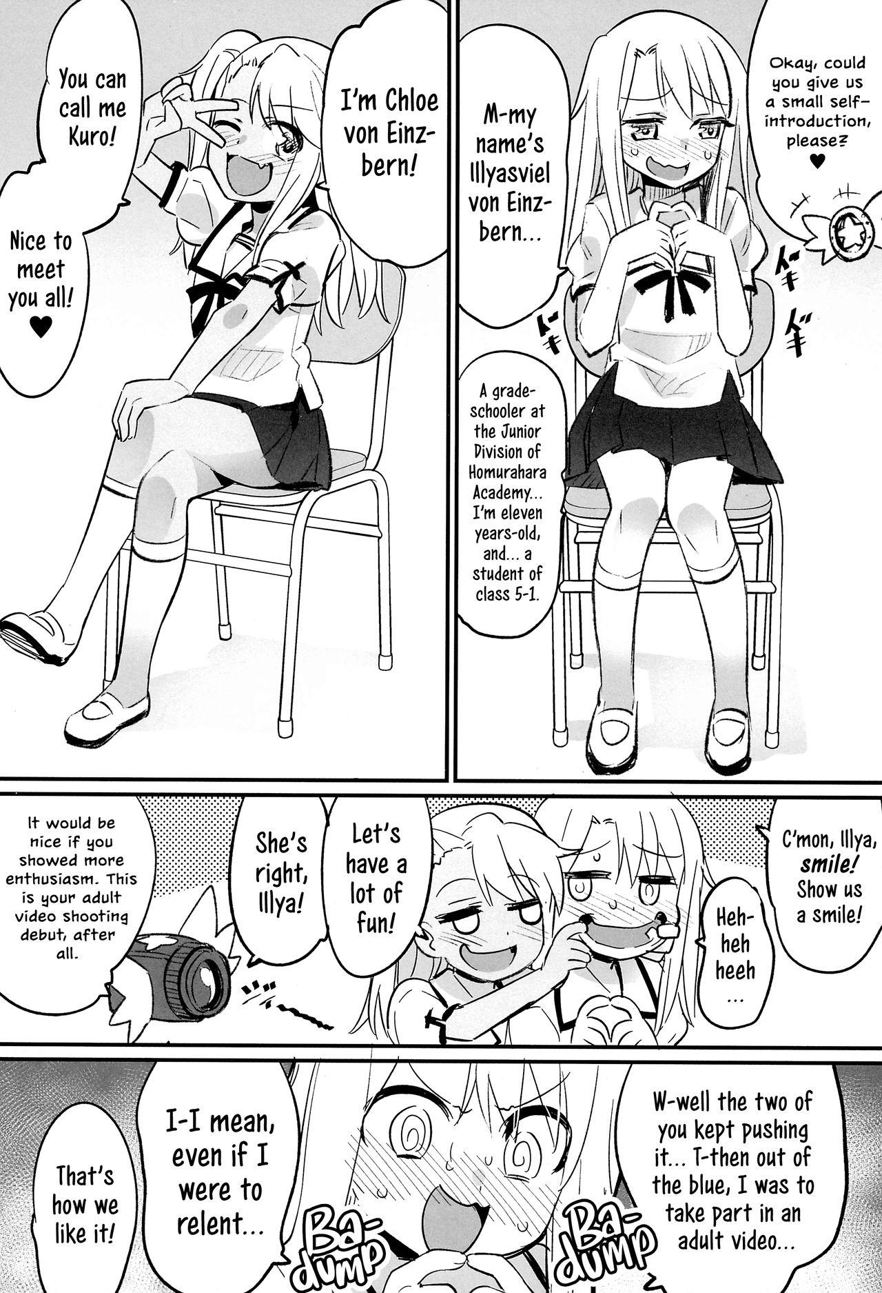 Illya to Kuro no Dohentai Kounai Roshutsu Sex!! | Illya and Kuro, the Kinky Girls having Public Sex at their School! 1