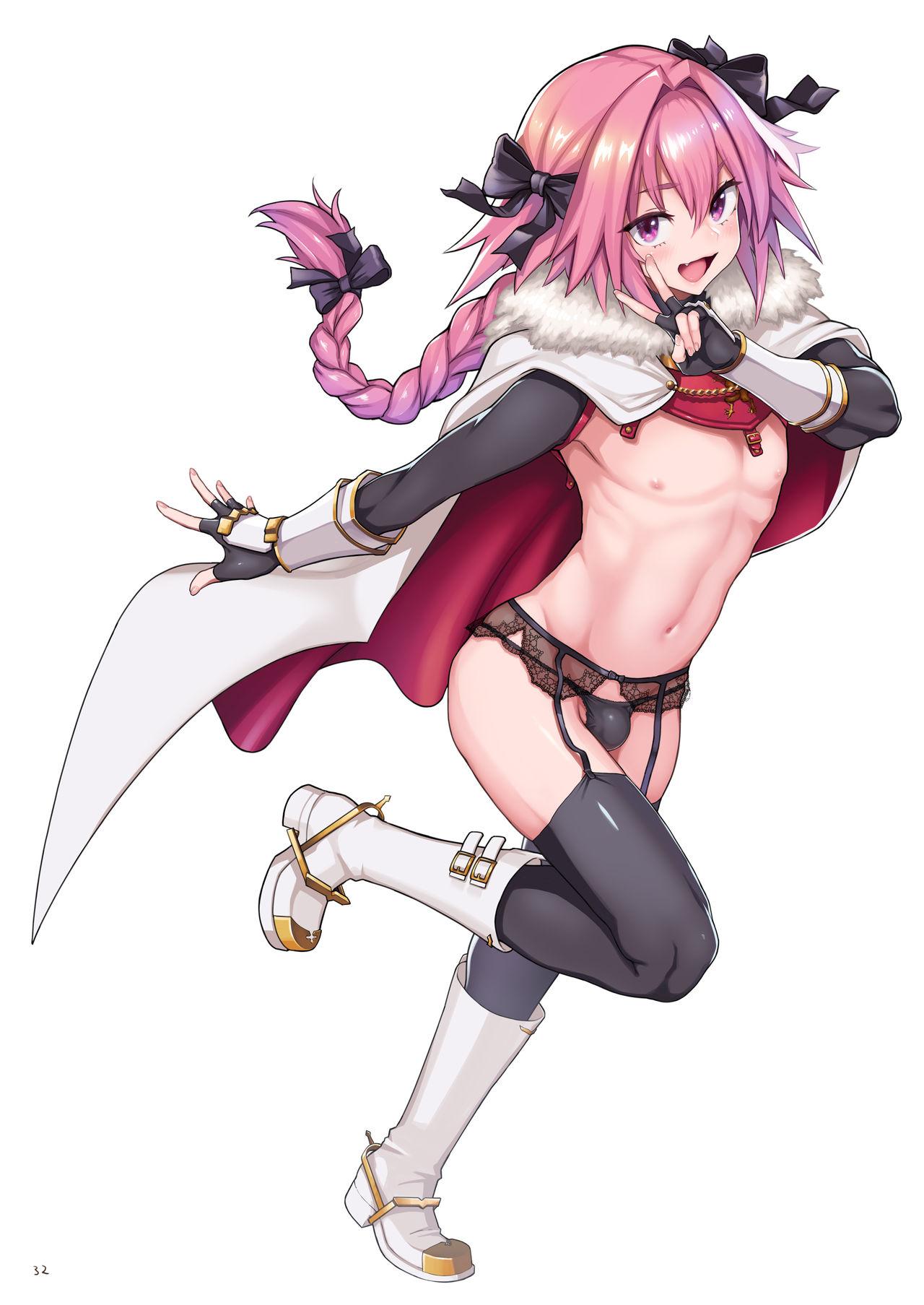 Brunet Astolfo x Astolfo for a patron - Fate grand order Sologirl - Page 33
