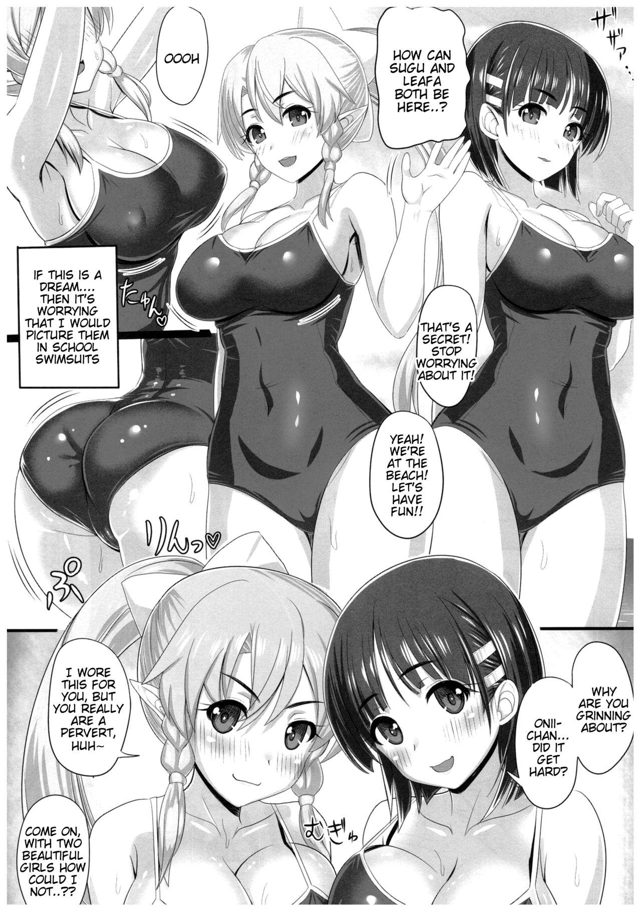 Naked Women Fucking SAOn&Off SUMMER! - Sword art online Booty - Page 5