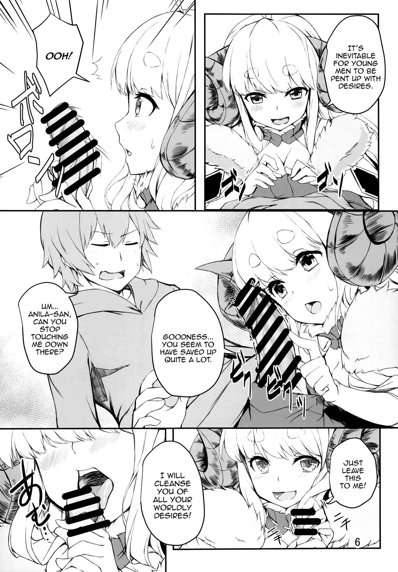 Pica Futari no Bonnou Hassan!! | Letting Out Their Desires!! - Granblue fantasy Big Pussy - Page 6