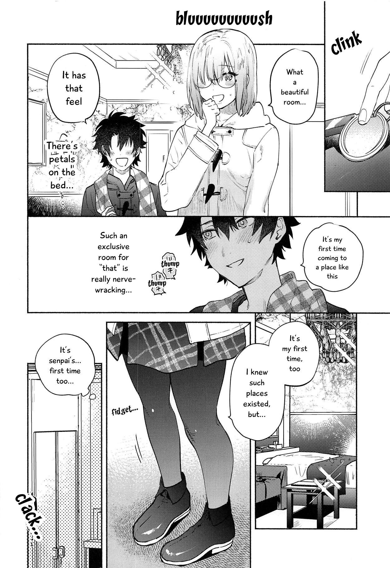 Bigcocks Mash to Futari de. | Together with Mash - Fate grand order Kissing - Page 9