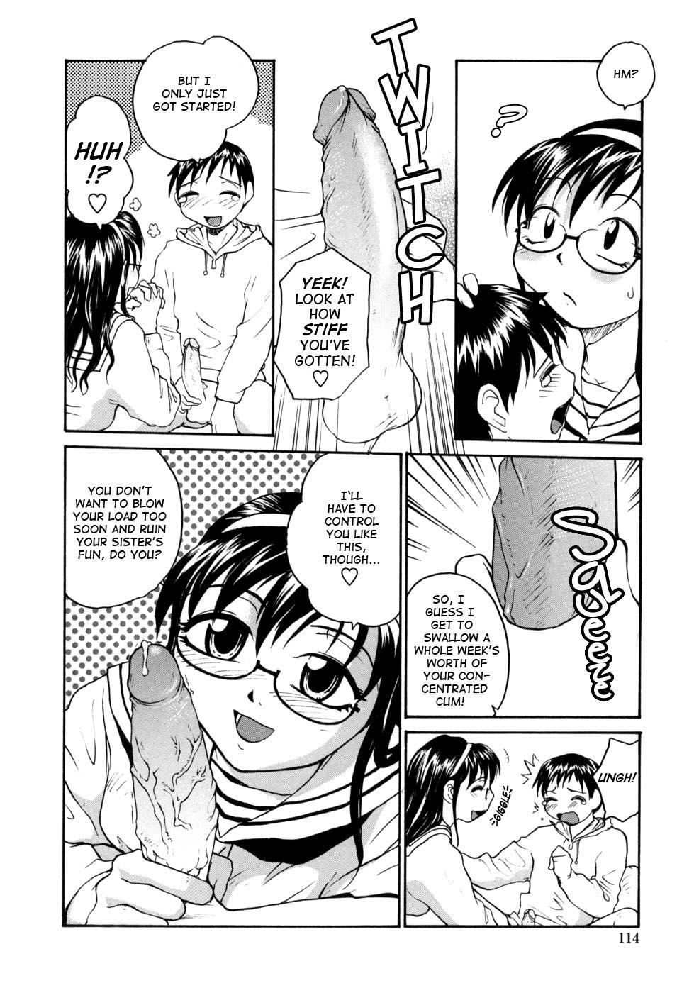 Ane to Megane to Milk - Sister, glasses and sperm. 113