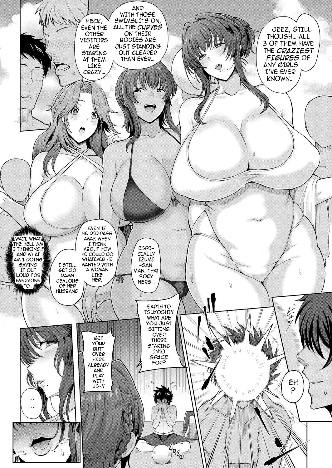 Foreplay Toshiue Zukushi Jukushita Sanshimai | The Three Older, Mature Sisters Next Door Boobs - Page 4