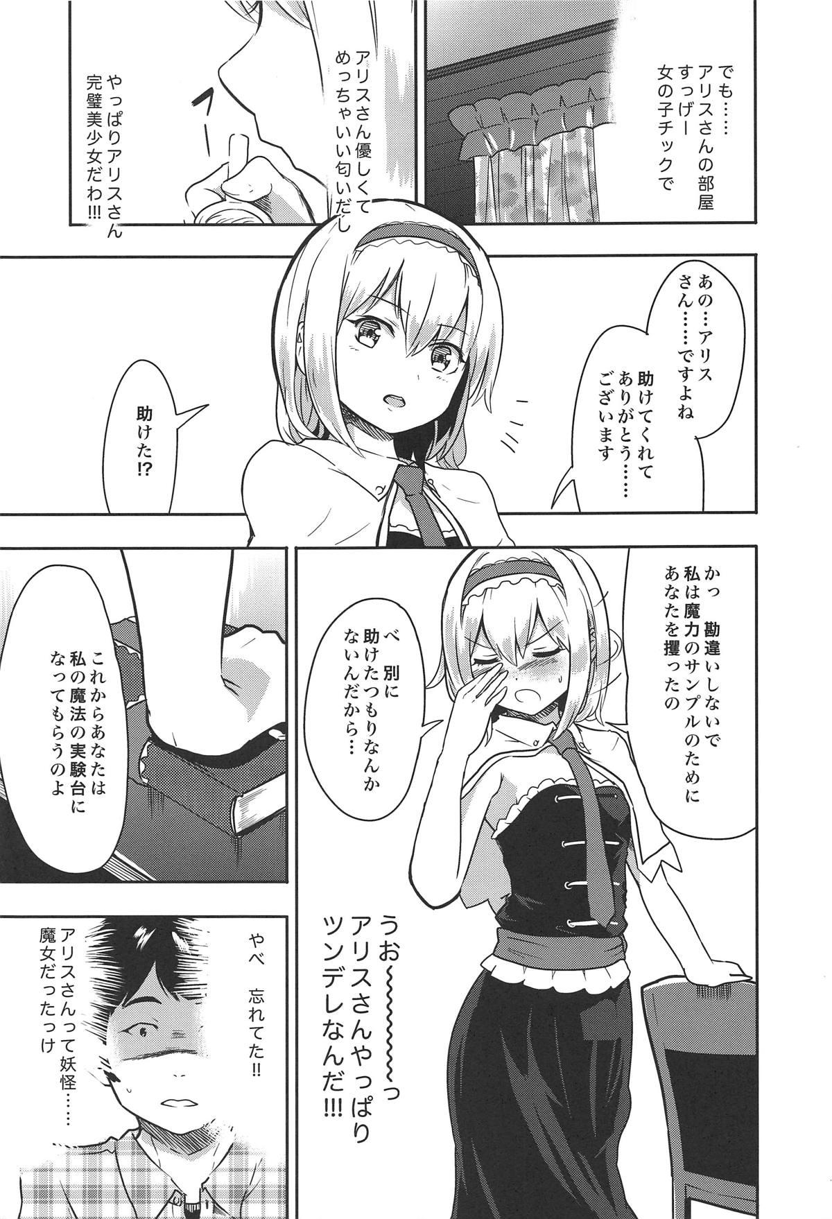 Gay Cash Kinpatsu Seiso wa Kakure Do-M - Touhou project Milf Sex - Page 4