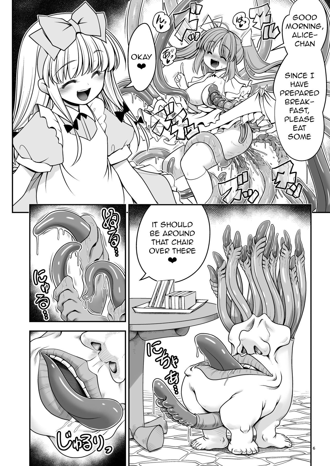 Peluda Ishukan no Kuni no Alice - Alice in wonderland Gloryholes - Page 7