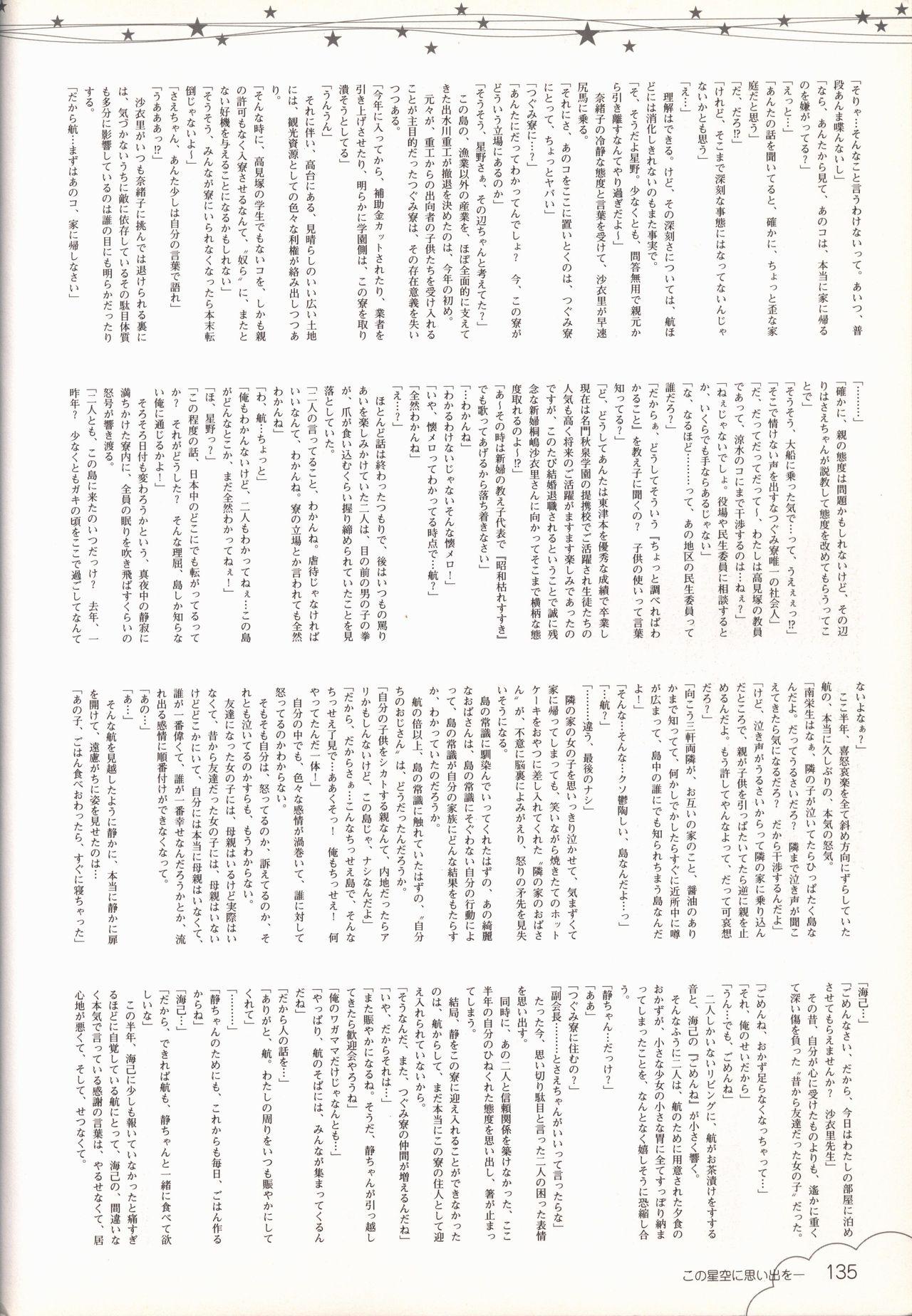 Kono Aozora ni Yakusoku official artbook 136