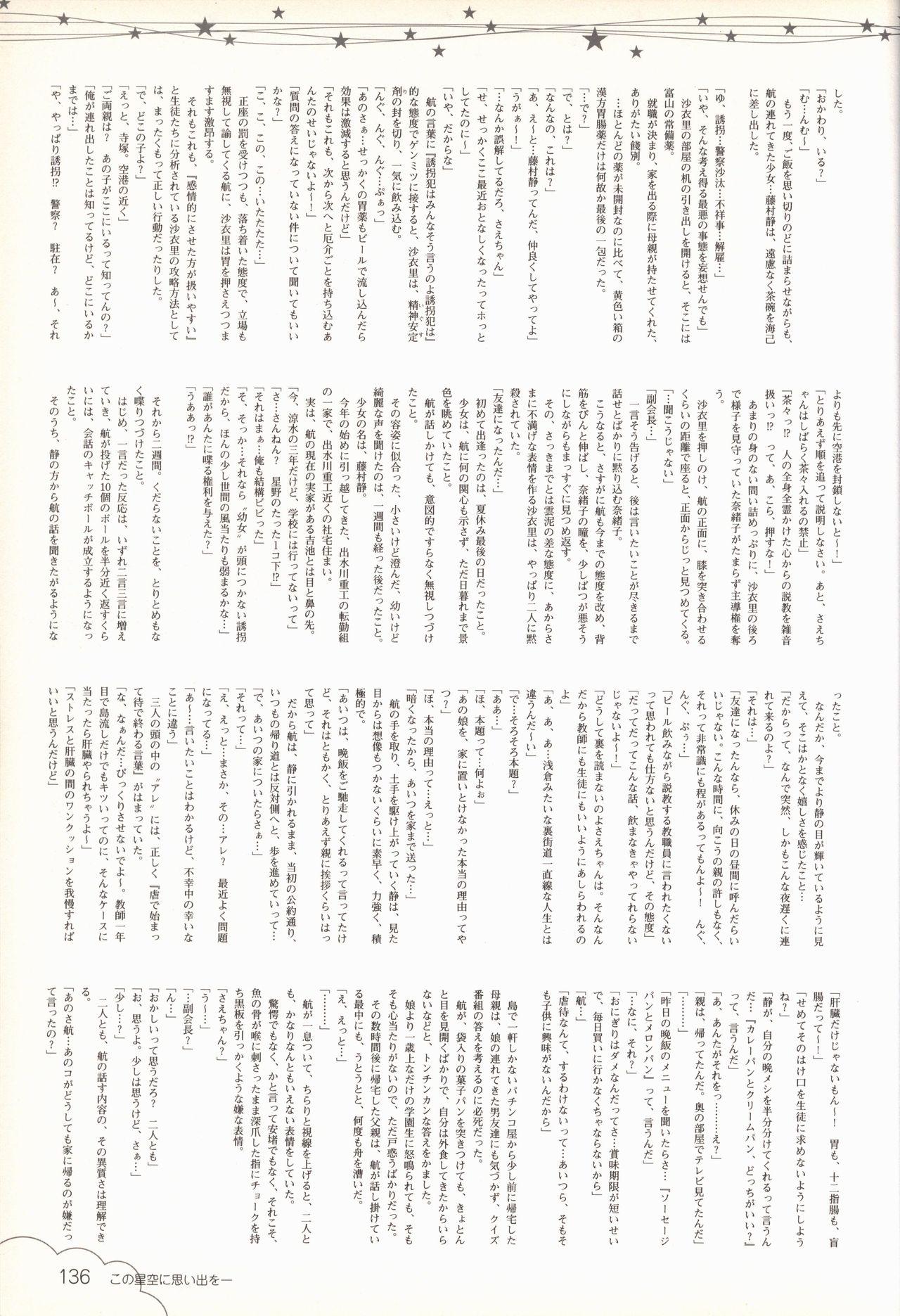 Kono Aozora ni Yakusoku official artbook 137