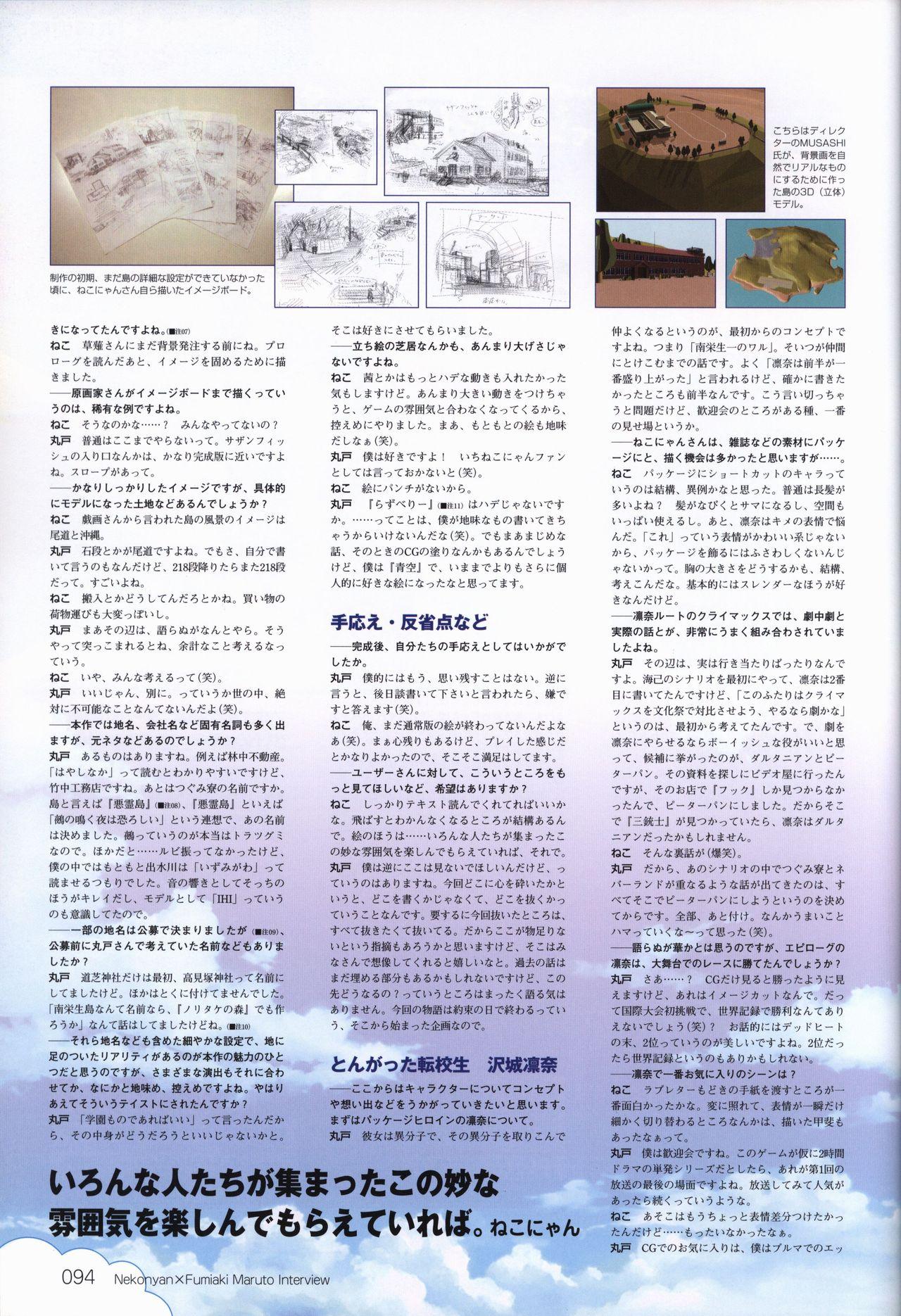Kono Aozora ni Yakusoku official artbook 94