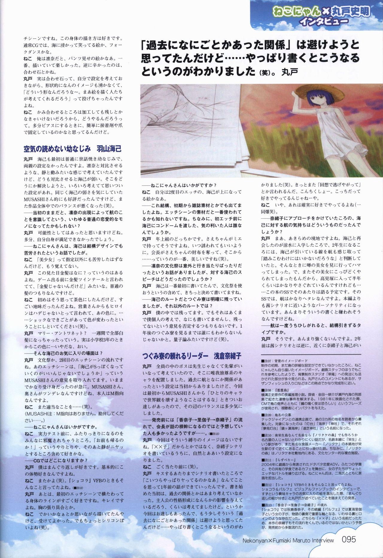 Kono Aozora ni Yakusoku official artbook 96