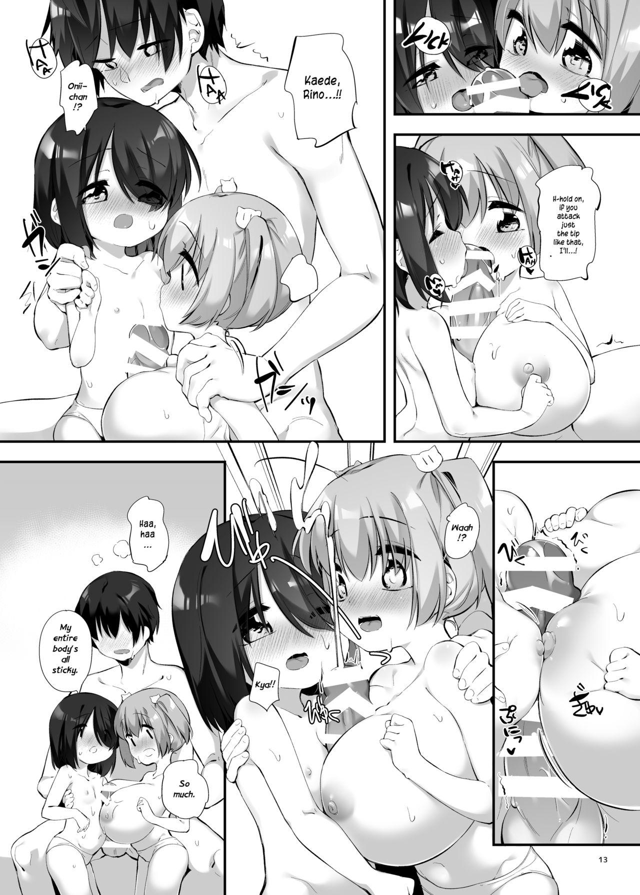 Pissing Imouto ni Hasamarete Shiawase Desho? 3 | Between Sisters, Are You Happy? 3 - Original Squirt - Page 12