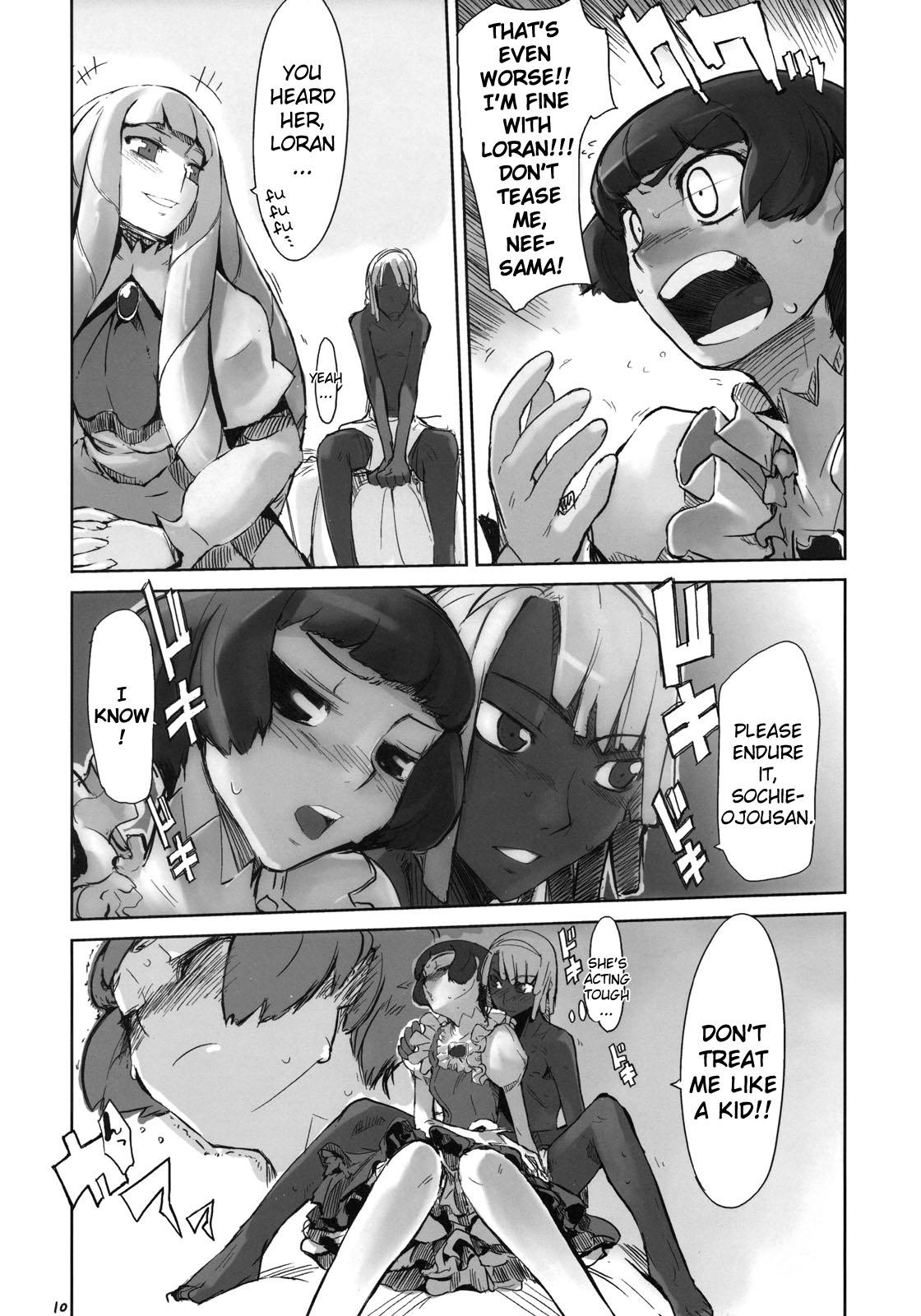 Blackmail Moustache of white doll - Turn a gundam Butt Sex - Page 9