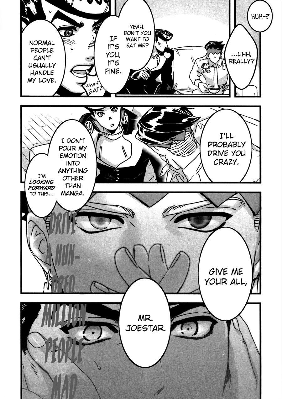 Free Blowjob Porn Aijou de Manpuku | Filled with Affection - Jojos bizarre adventure Defloration - Page 6