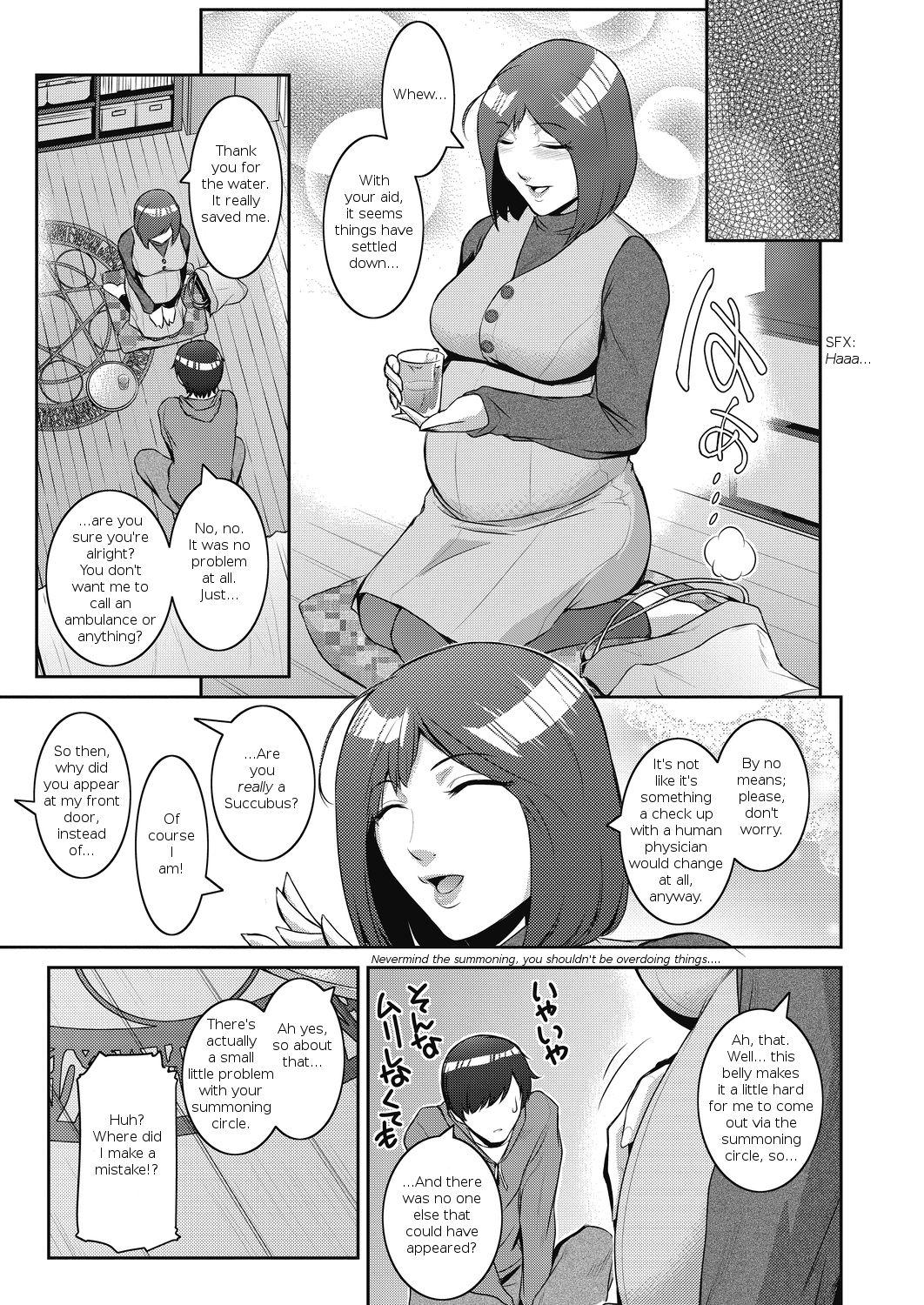 Big Penis Succubus o Shoukan Shitemitara Ninpu datta Ken | I Figured I'd Try and Summon a Succubus, but... For - Page 3
