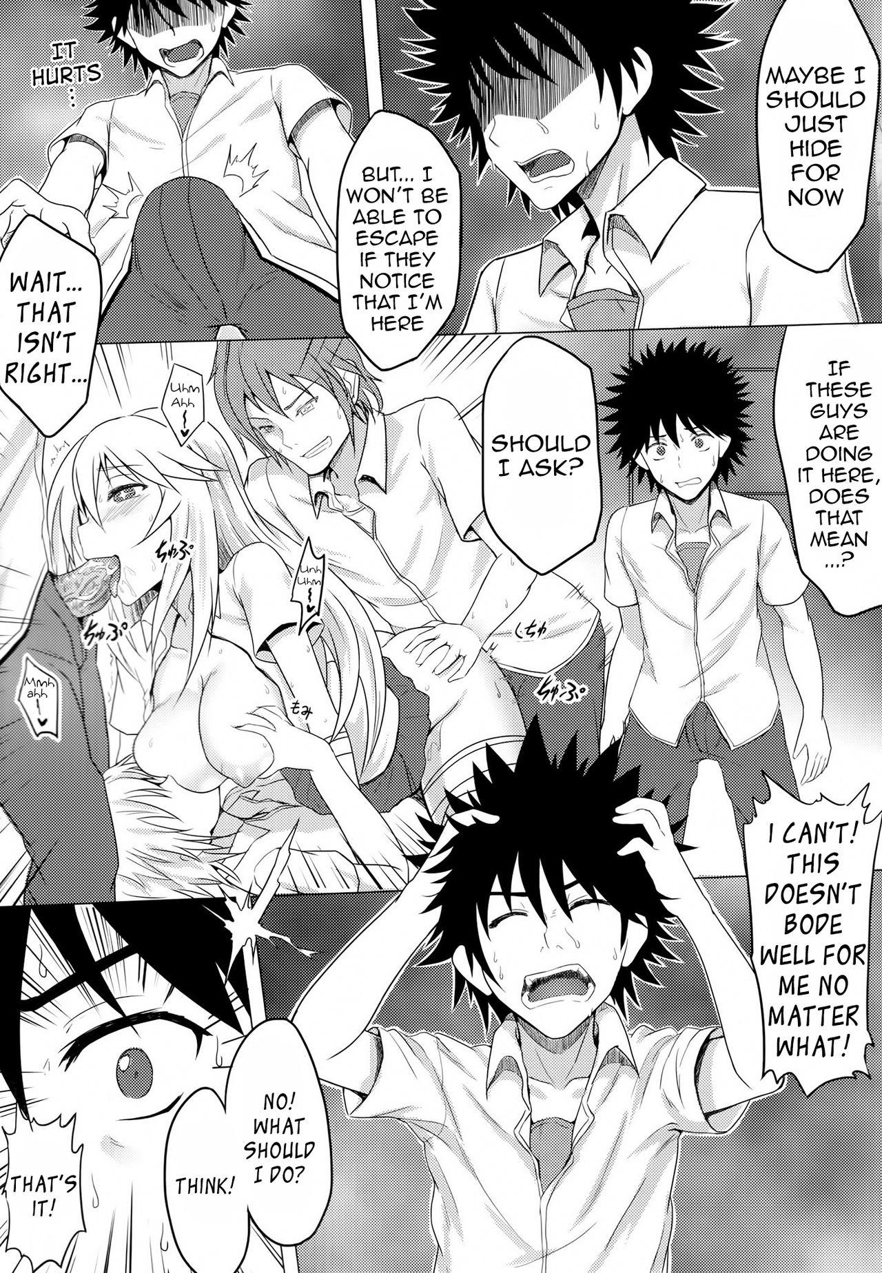 Gay Tattoos MikoMisa to Fukou na Otoko | Mikomisa and the Unfortunate Man - Toaru kagaku no railgun Bukkake Boys - Page 8