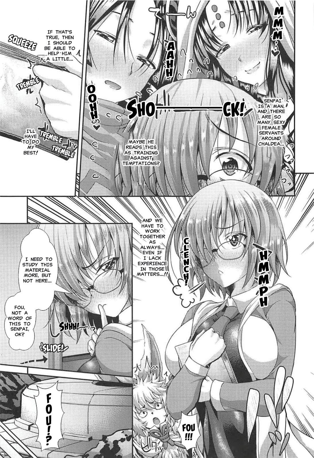 Strap On Senpai no Heart o ItomeMash | I'll Smash My Way into Senpai's Heart - Fate grand order Perfect Tits - Page 7