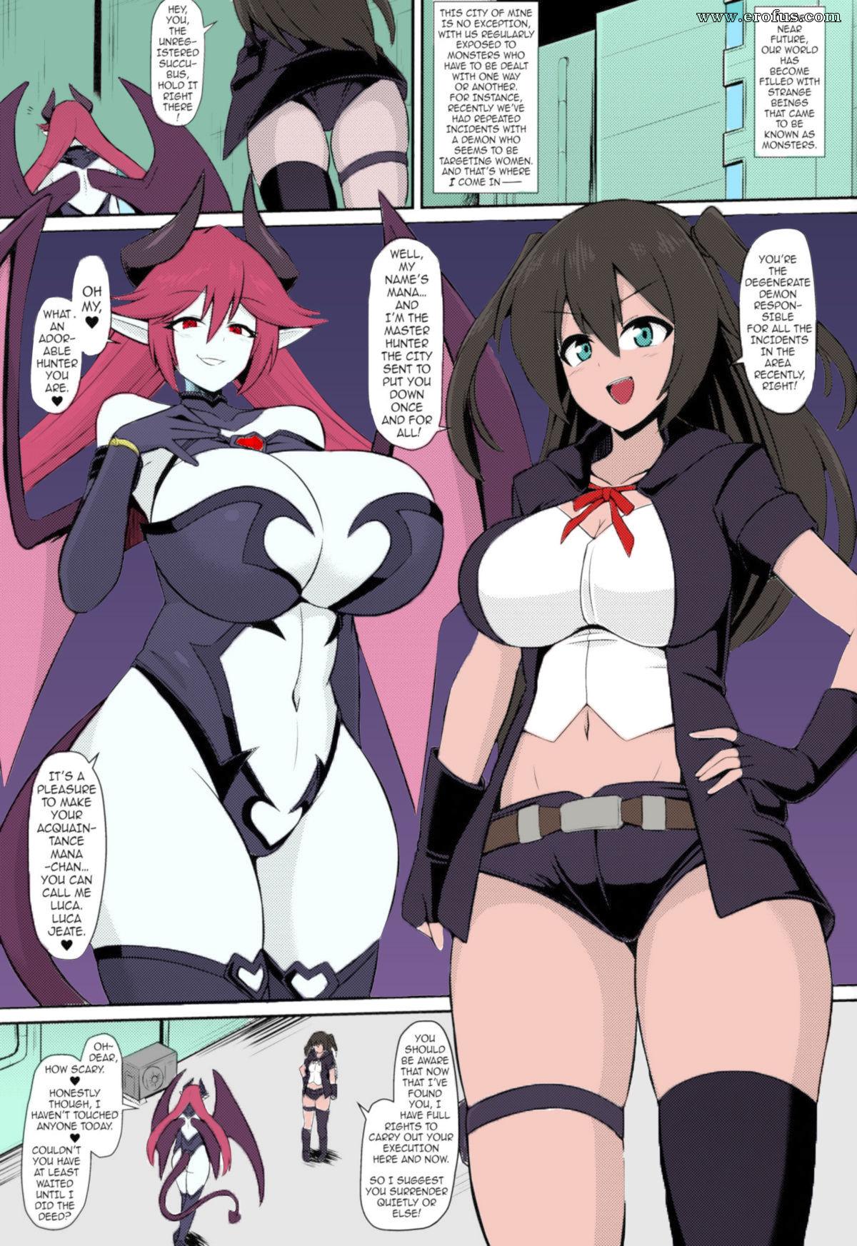 For A Lesbian Succubu´s Lust Crest Pleasure Training - COLOR- Ongoing Hugecock - Page 2