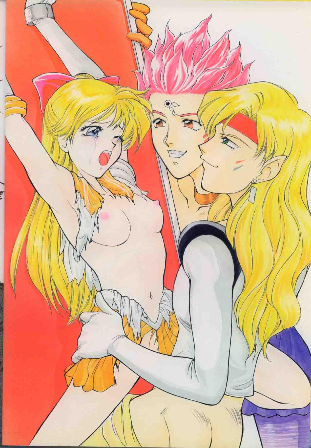 Interacial Bakatopia 4 - Sailor moon Ranma 12 Macross 7 Wedding peach Ping pong club Natural Boobs - Page 5