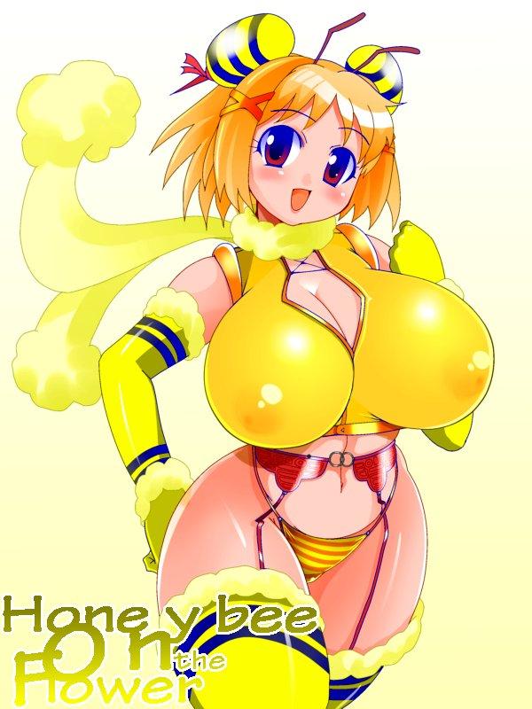 Honey Bee on the Flower 0
