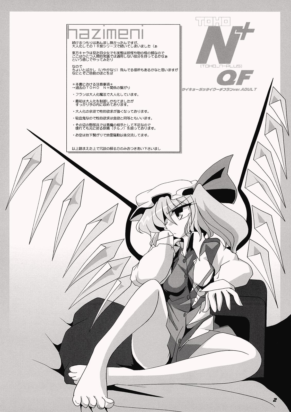 Woman Fucking TOHO N+ QF - Touhou project Petite Teen - Page 4