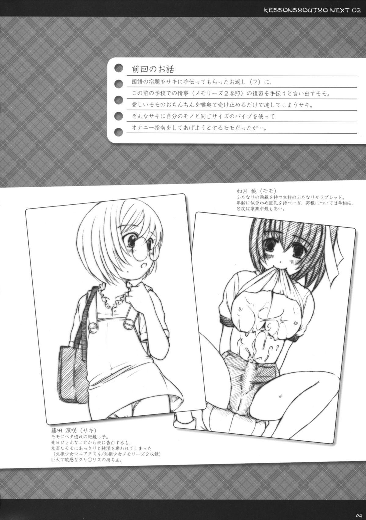 Anime Kesson Shoujo NEXT 02 Porn Pussy - Page 3
