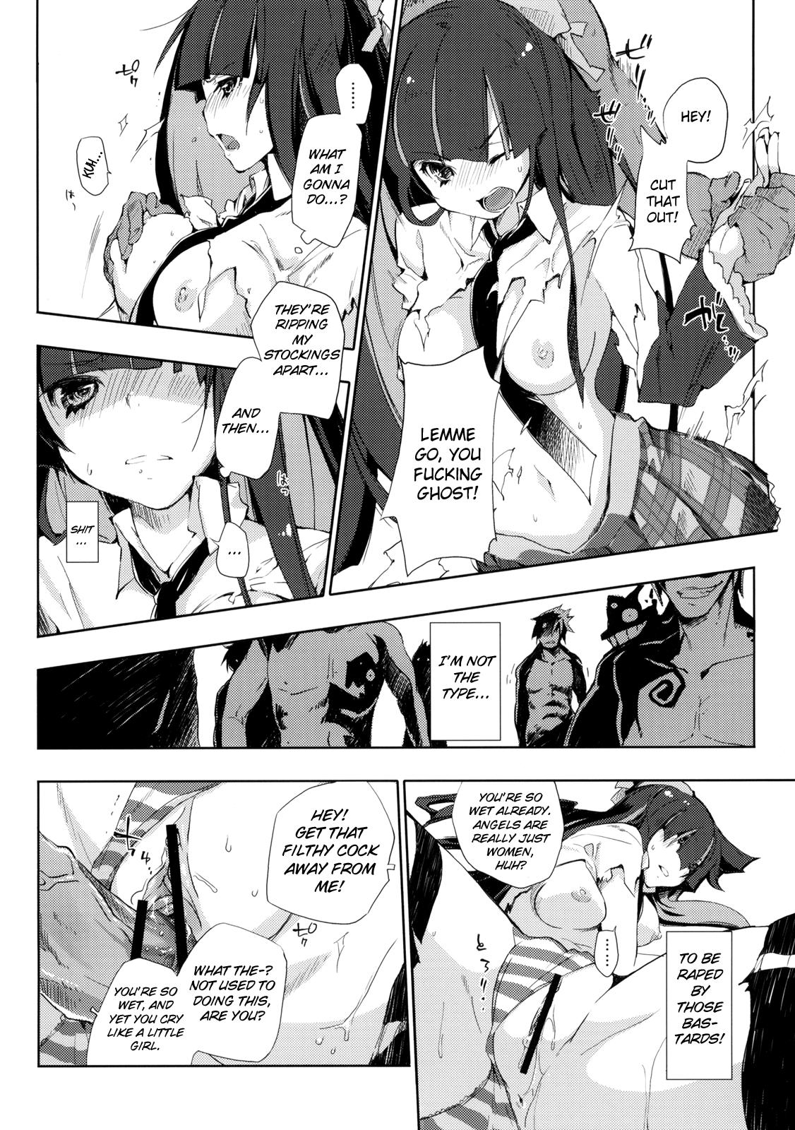 Granny ¿inmoral unmoral? - Panty and stocking with garterbelt Gapes Gaping Asshole - Page 8