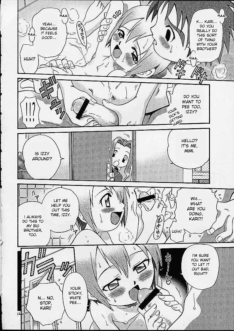 Cutie Jou-kun, Juken de Ketsukacchin. - Digimon adventure Kitchen - Page 11