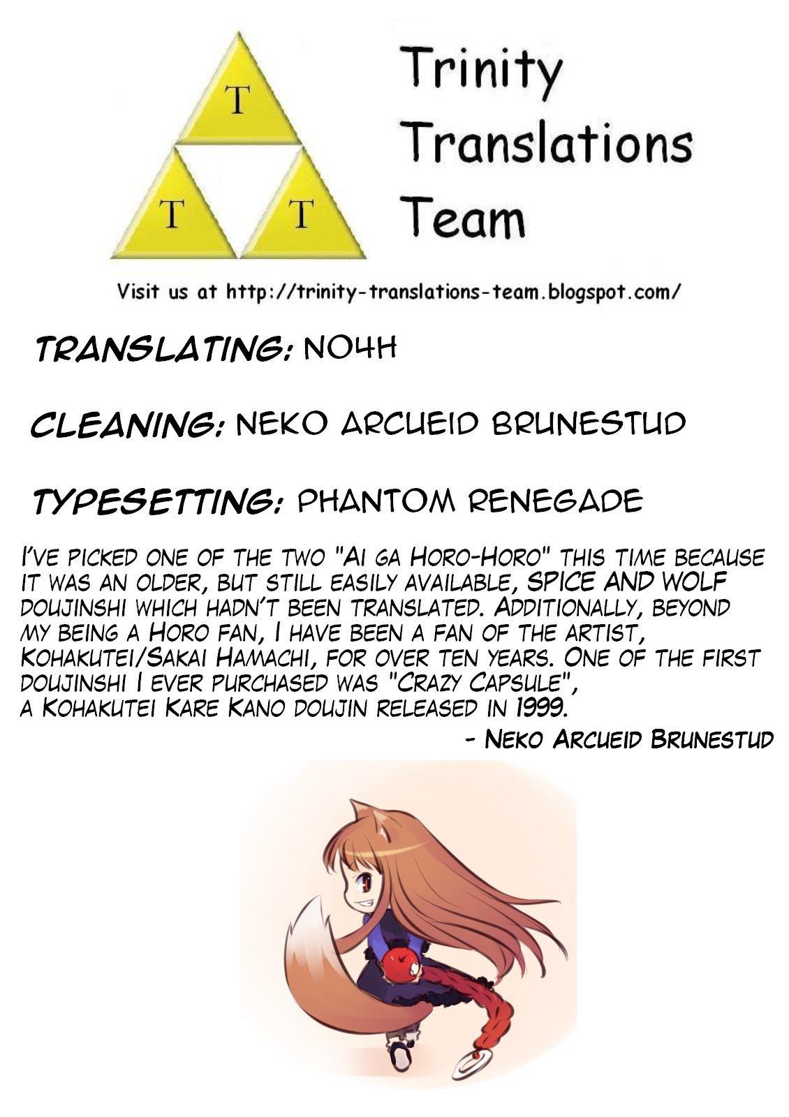 Leaked Ai ga Horohoro - Spice and wolf Highheels - Page 19