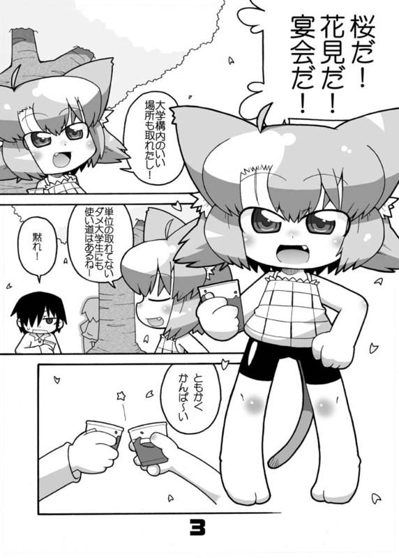 Amatuer Ero Neko-san Ohanami Abuse - Page 2