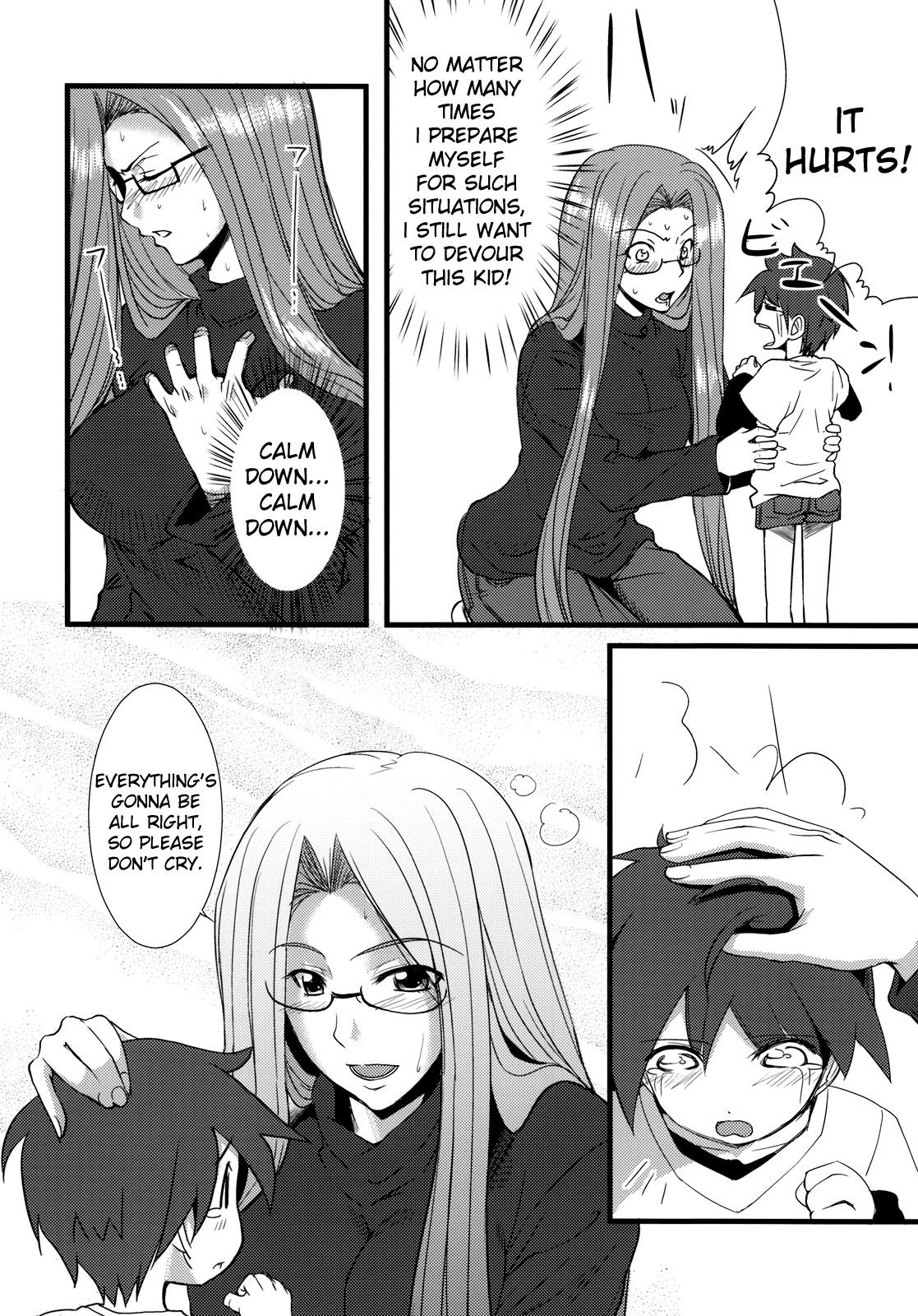 Cum Swallowing Chihadame. - Fate stay night Amature - Page 5