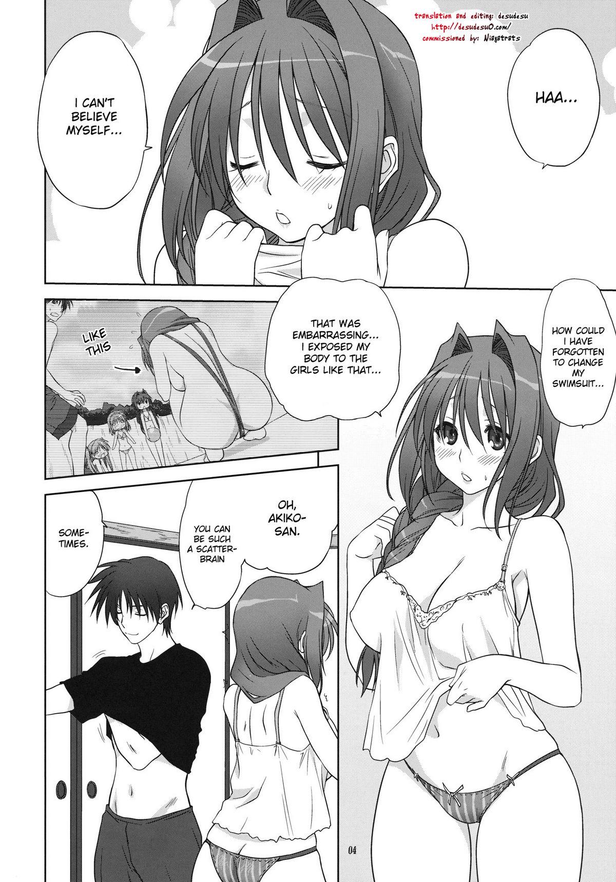 Putaria Akiko-san to Issho 9 - Kanon Cruising - Page 3