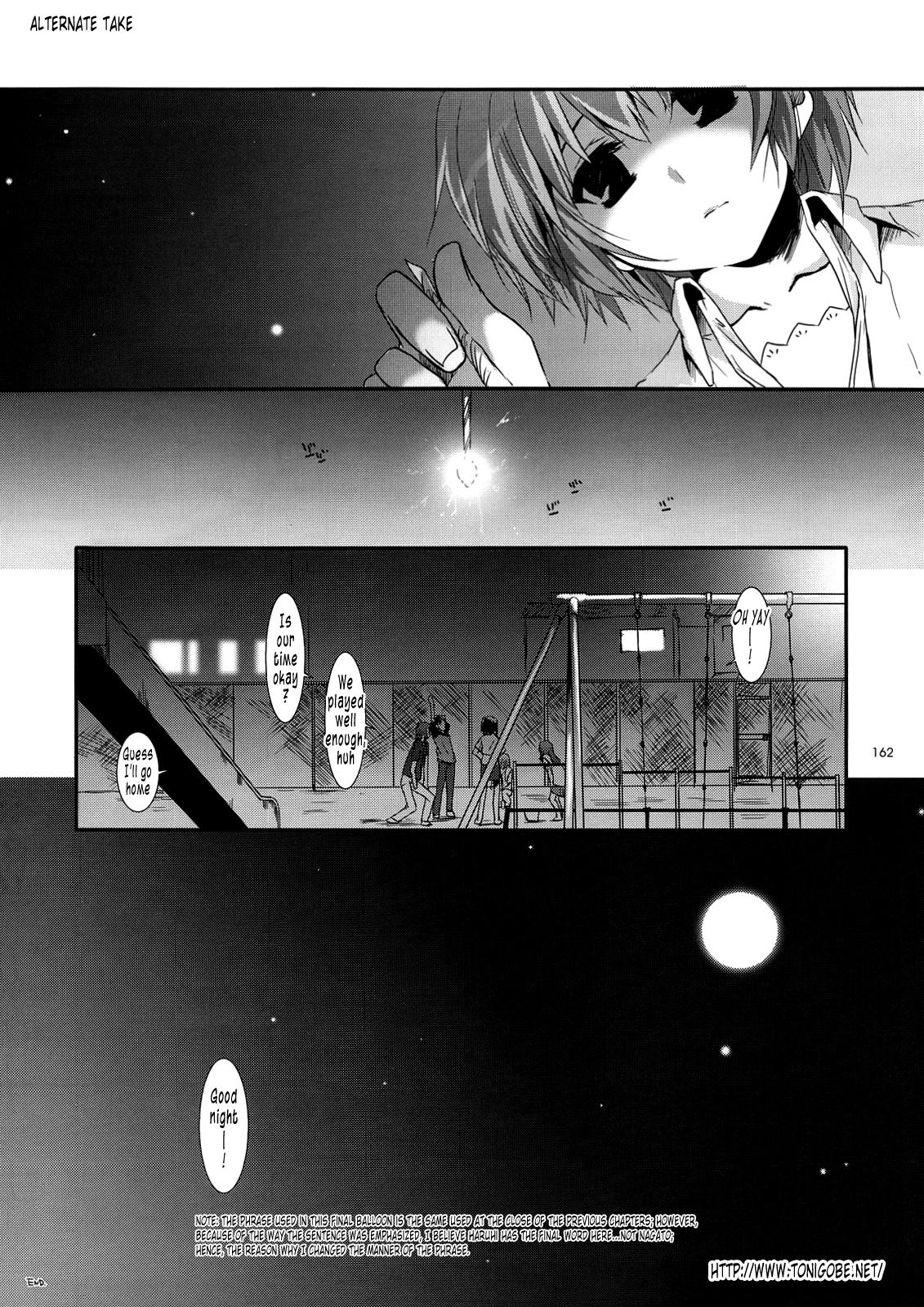 Trio (C74) [Digital Lover (Nakajima Yuka)] DL-SOS Soushuuhen | DL-SOS Perfect Collection (The Melancholy of Haruhi Suzumiya) [English] [Tonigobe] - The melancholy of haruhi suzumiya Pussylick - Page 179