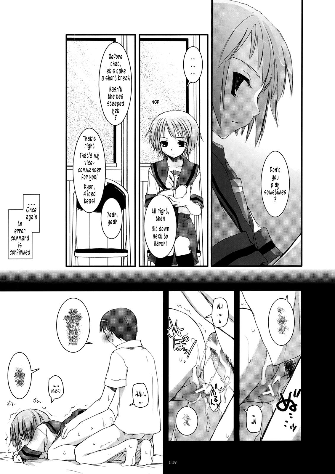 Tranny Sex (C74) [Digital Lover (Nakajima Yuka)] DL-SOS Soushuuhen | DL-SOS Perfect Collection (The Melancholy of Haruhi Suzumiya) [English] [Tonigobe] - The melancholy of haruhi suzumiya Toying - Page 9