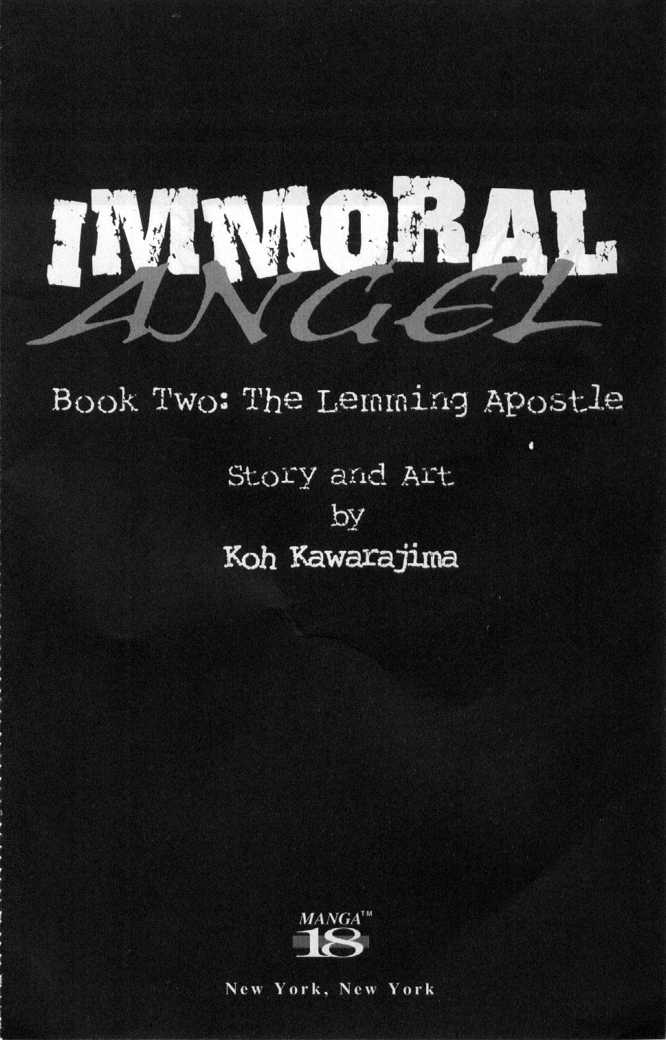 Immoral Angel Volume 2: Lemming Apostle 1