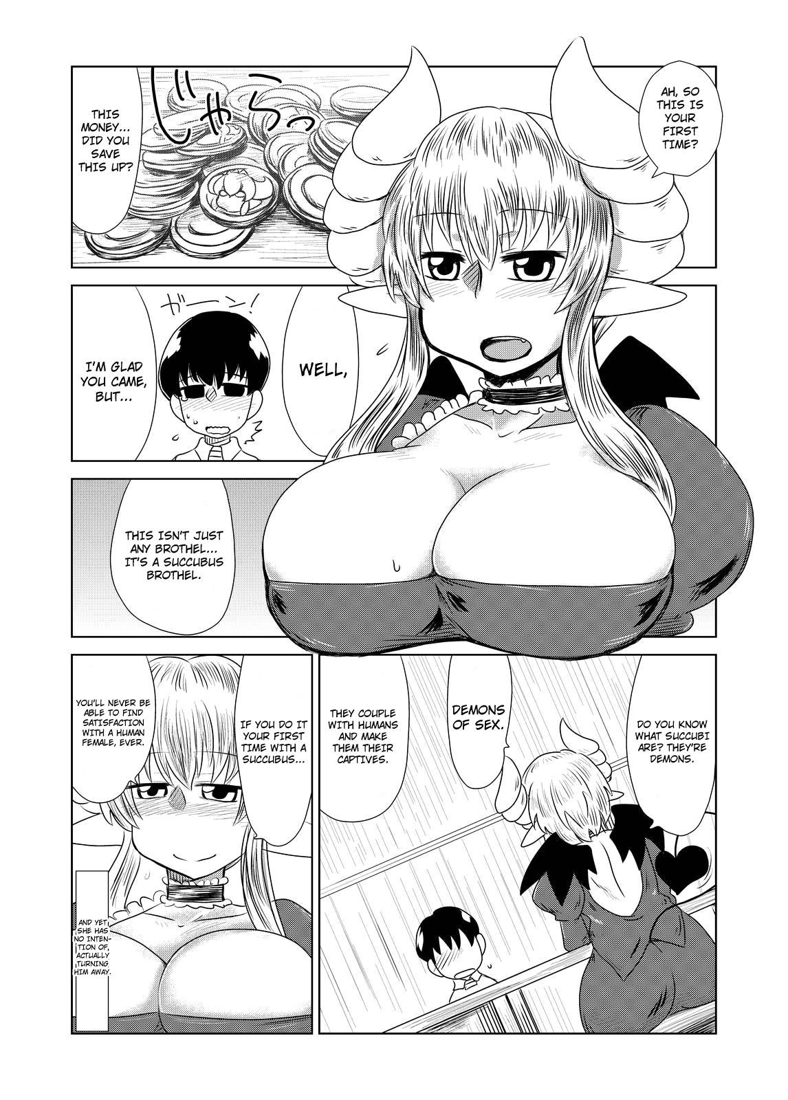 Girl Fucked Hard Succubus no Shoufu-san to. | Spending Time with a Succubus Prostitute Glamcore - Page 3