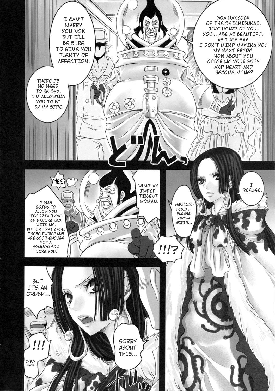 Eating Pussy Hebihime Juurin - One piece Gordinha - Page 3