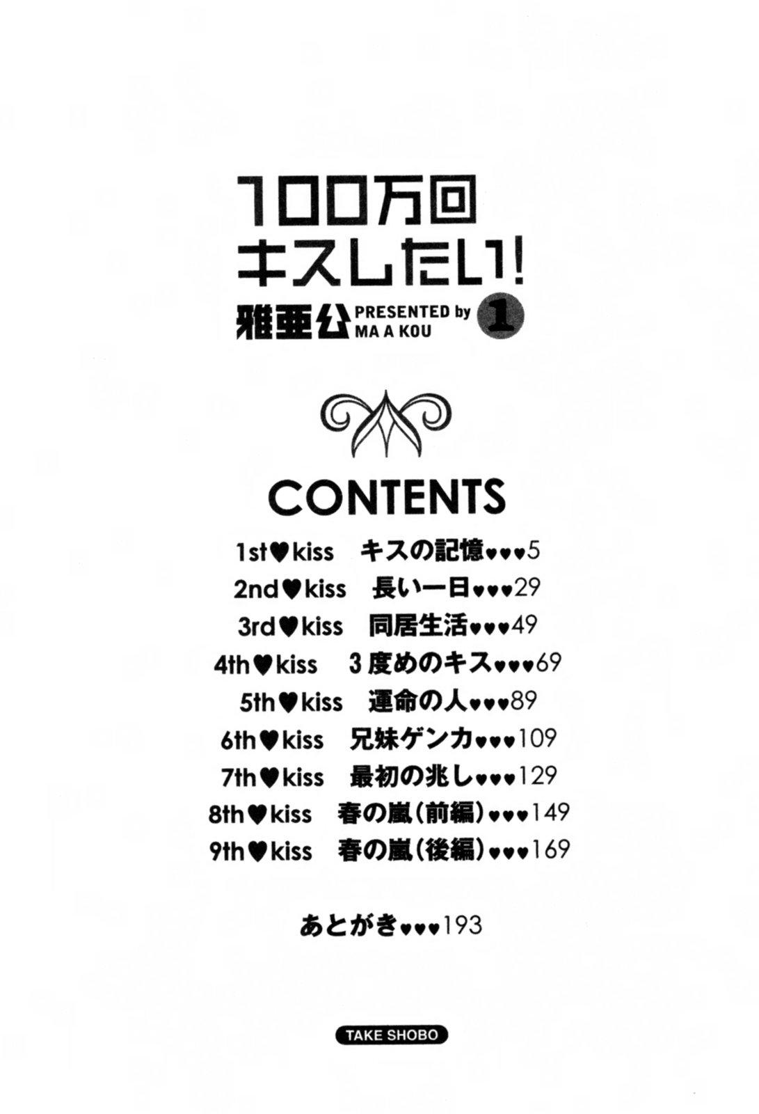 100 Mankai Kisu Shitai Vol.1 6
