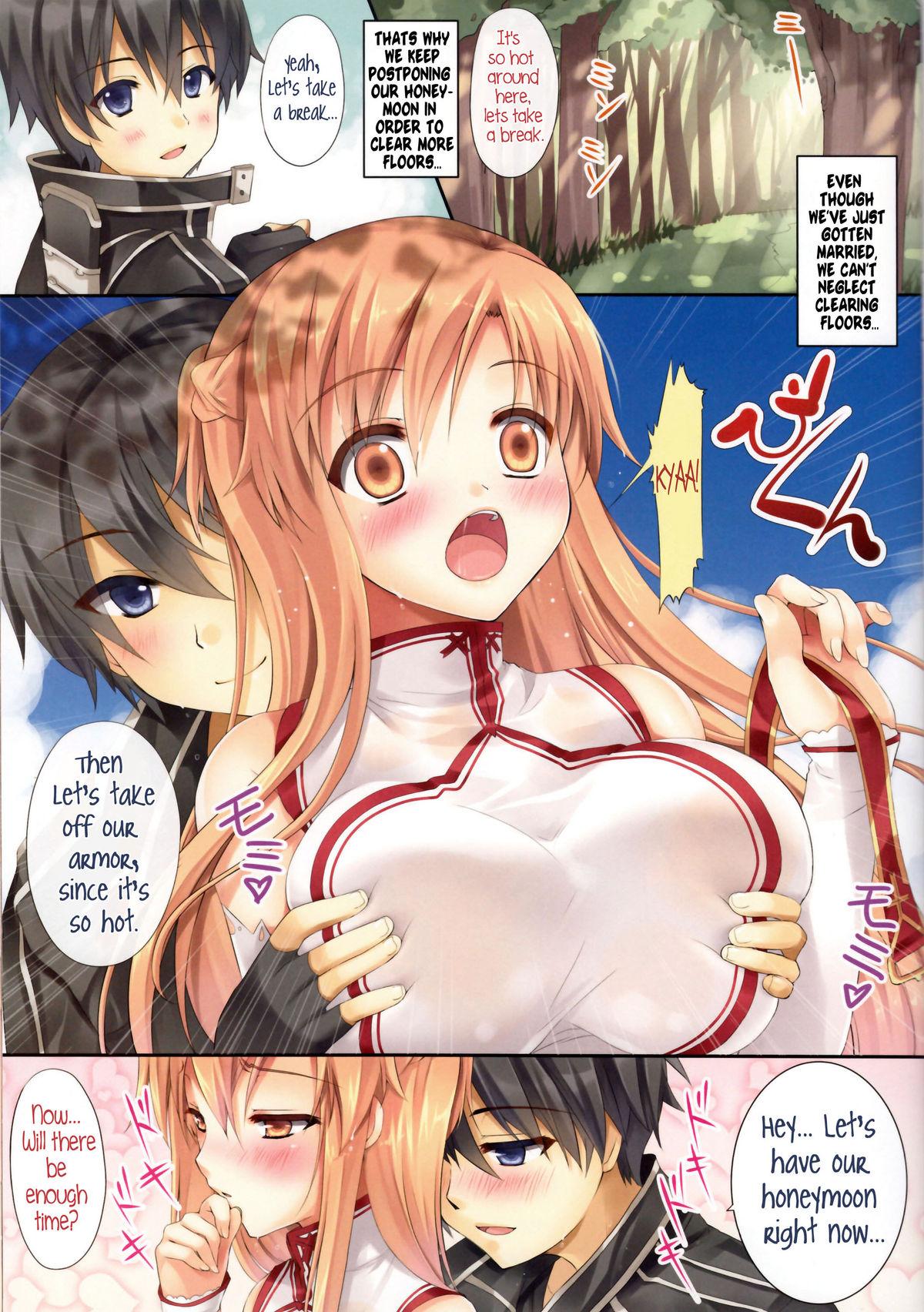 Hardcorend Himitsu no Shinkonryokou - Sword art online Reversecowgirl - Page 2