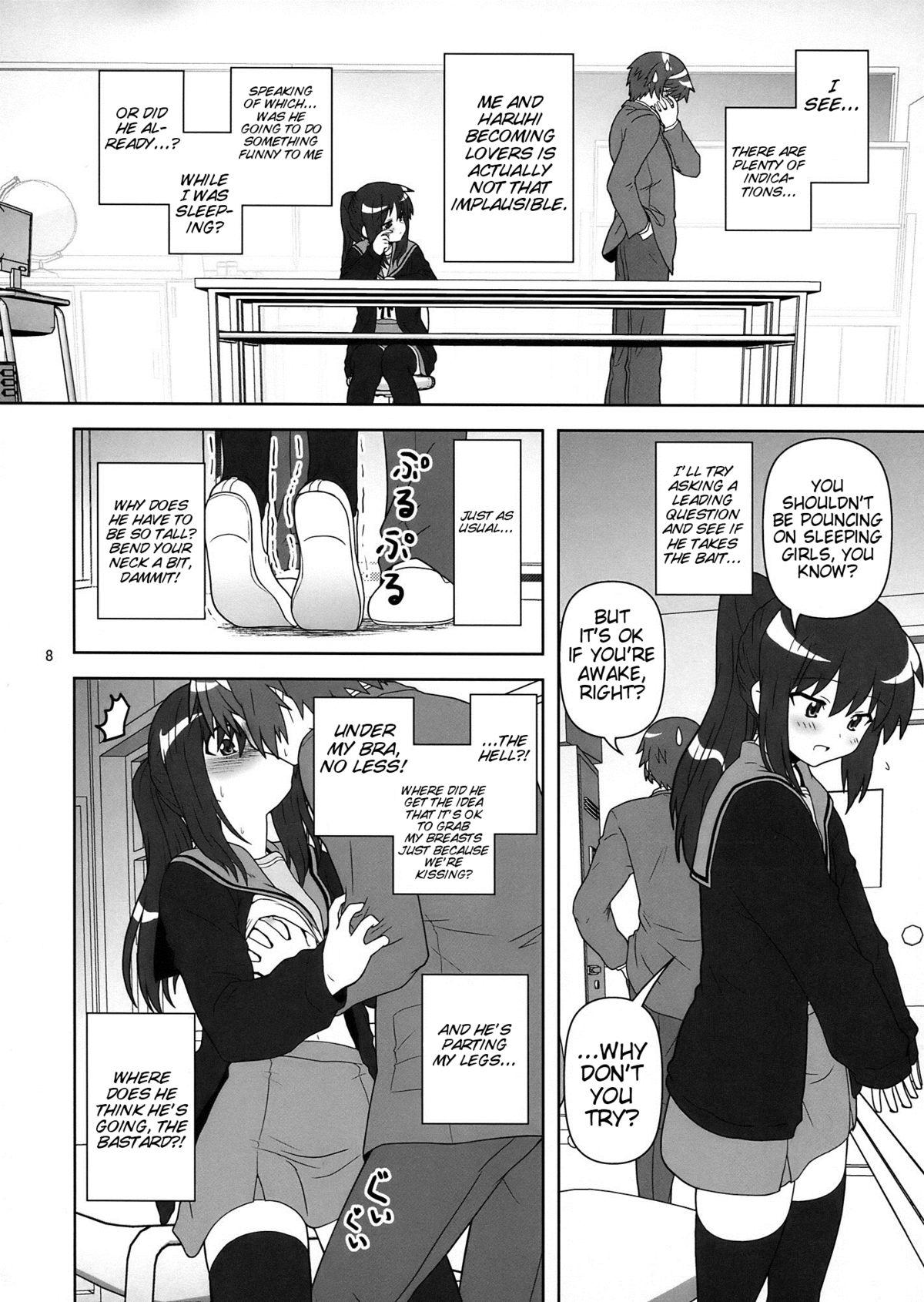 Gay Big Cock Korekara no Arasuji | The Story so far - The melancholy of haruhi suzumiya Chudai - Page 7