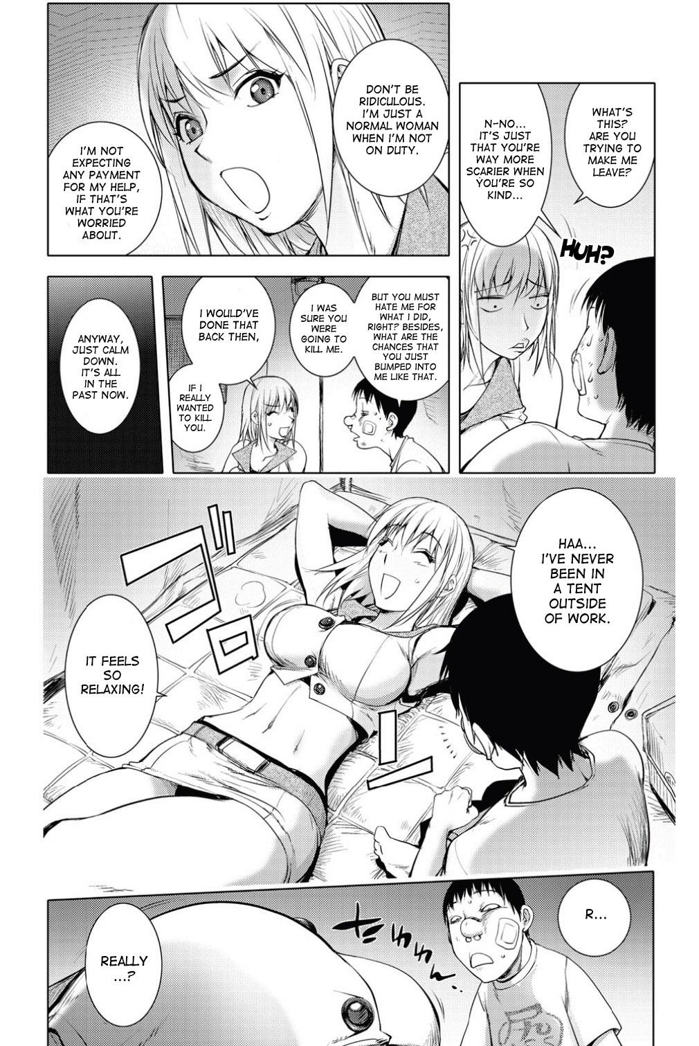 Pounding Suicide Man’s Tent Ch.1-2 Cheating - Page 4