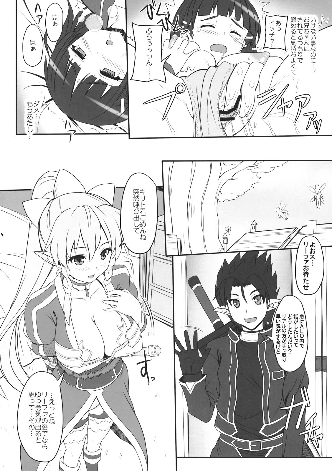 Delicia Sister Affection Online - Sword art online 3some - Page 6