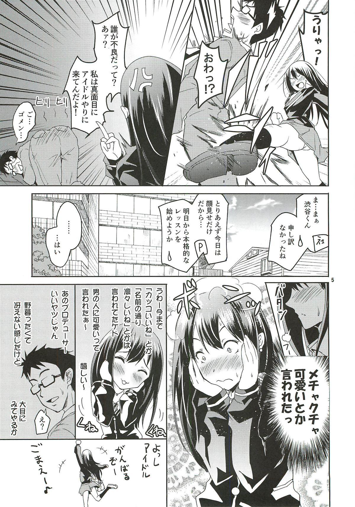 Masturbation Shibuya no Rin-chan Now! - The idolmaster Women - Page 4