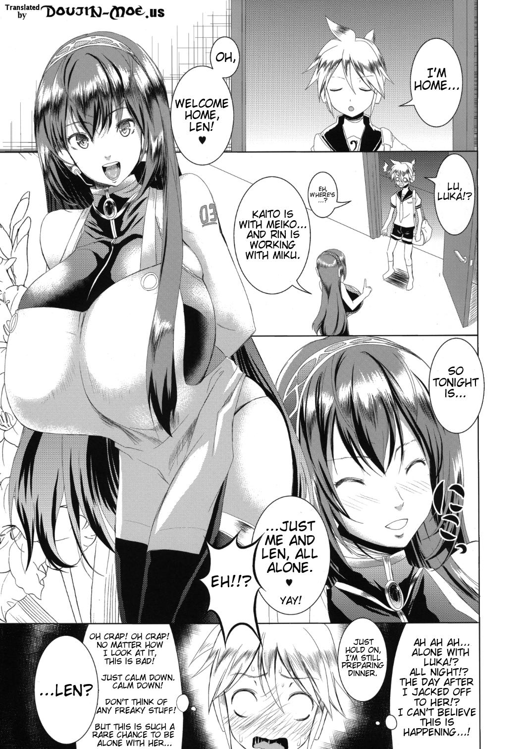 Best Blow Job Just Be Breasts - Vocaloid Man - Page 5